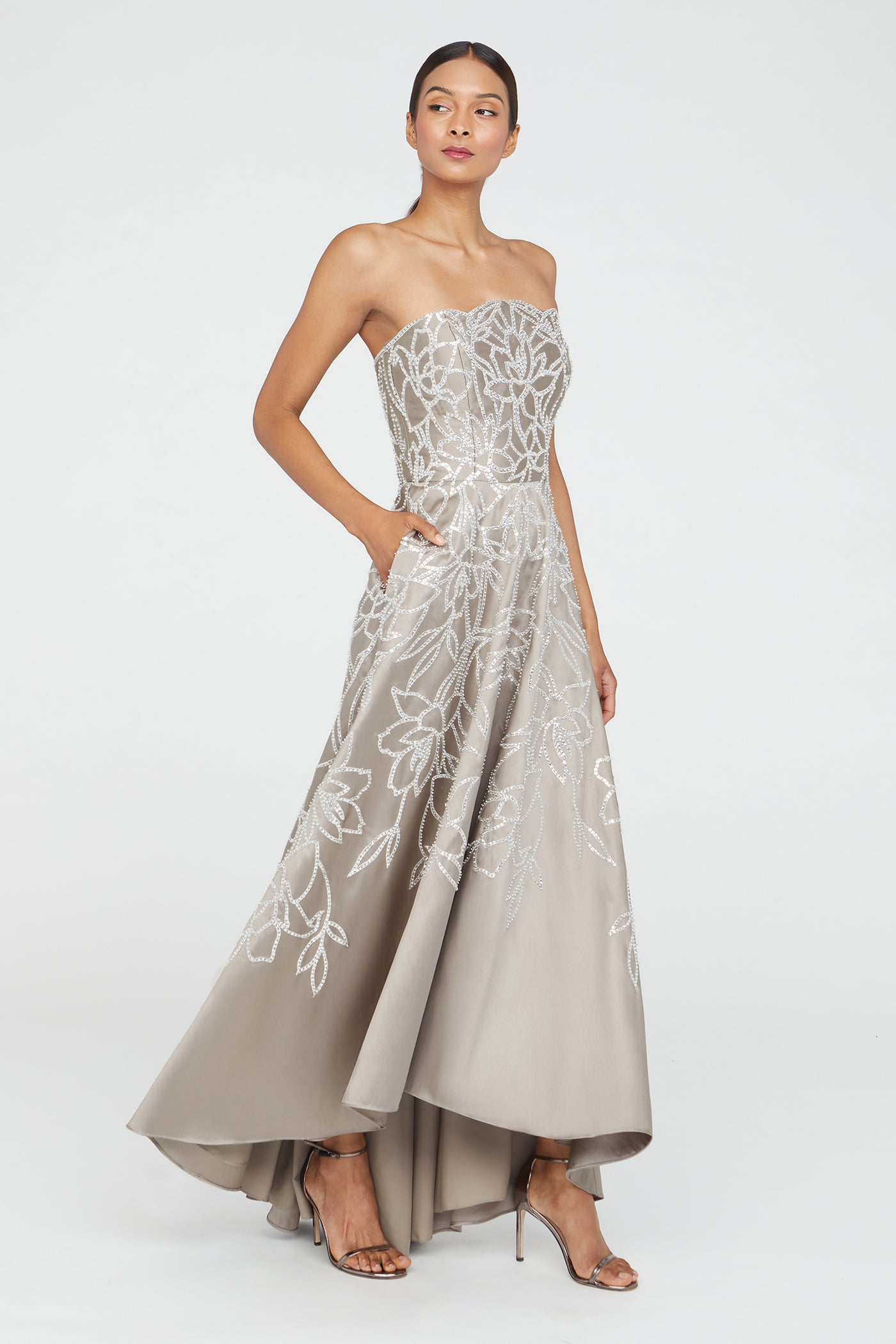 Pamela Embroidered Gown