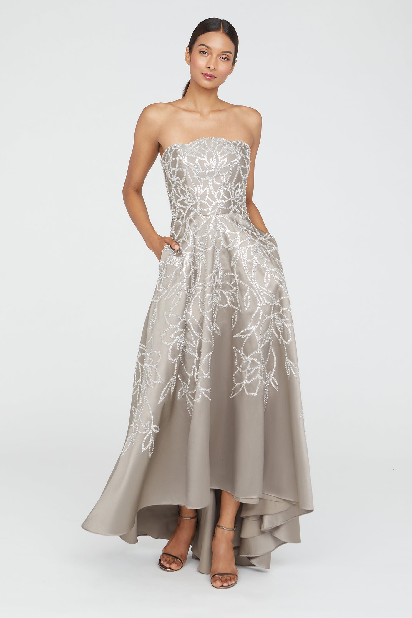 Pamela Embroidered Gown