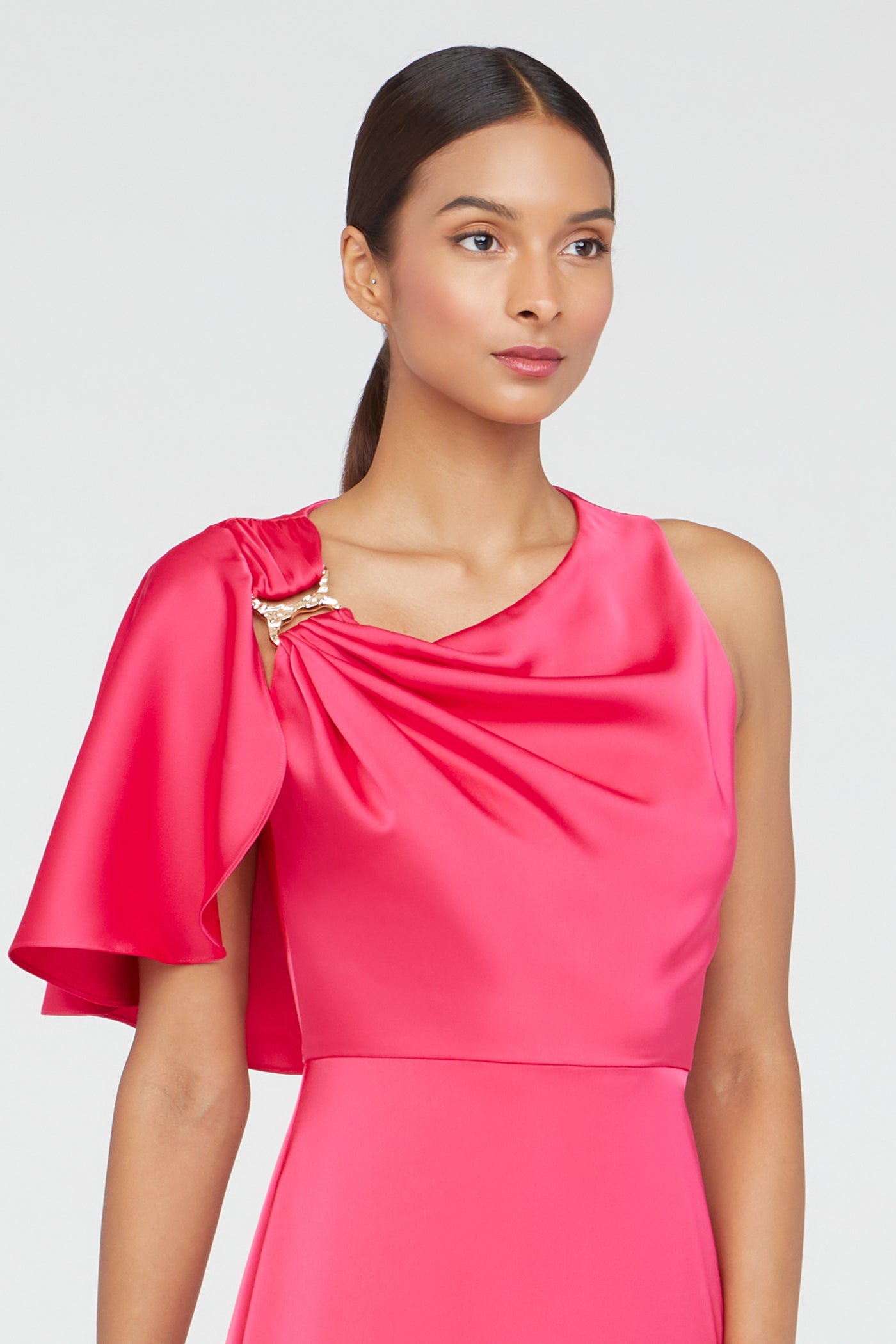 Darcie Flutter Sleeve Gown