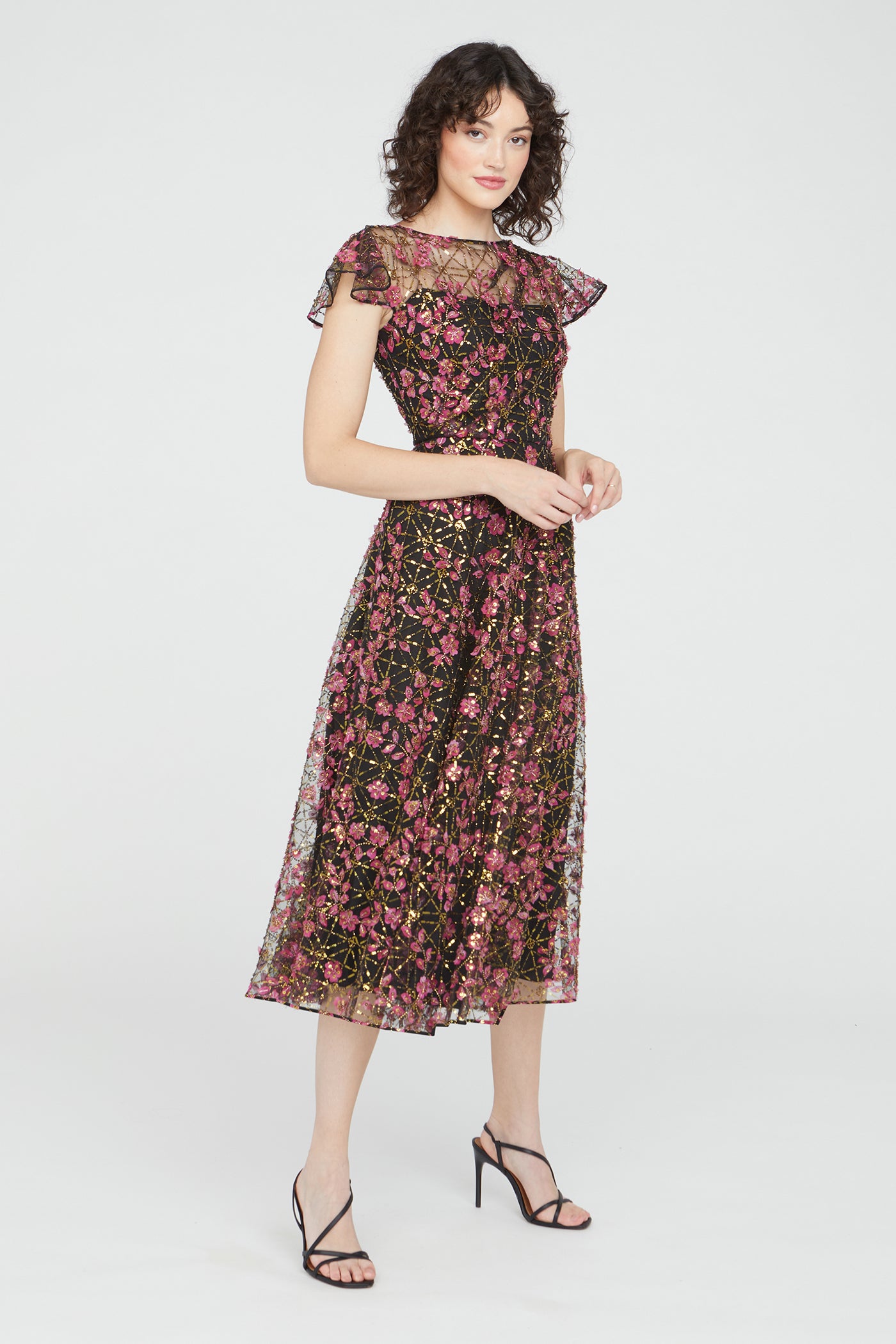 Mariah Beaded Cocktail Dress THEIA Mariah Beaded Cocktail Dress THEIA