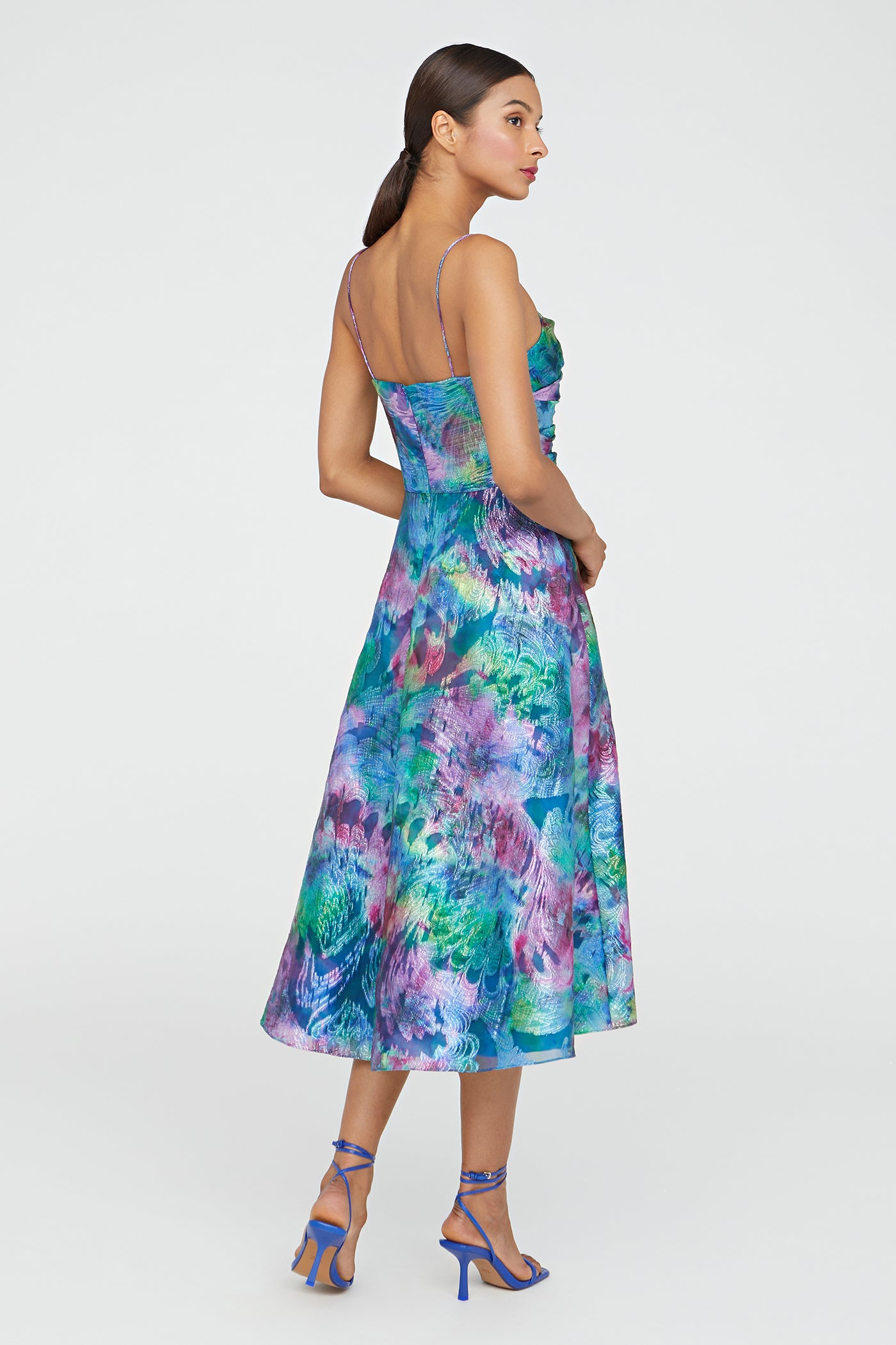 Allegra Draped Cocktail Dress