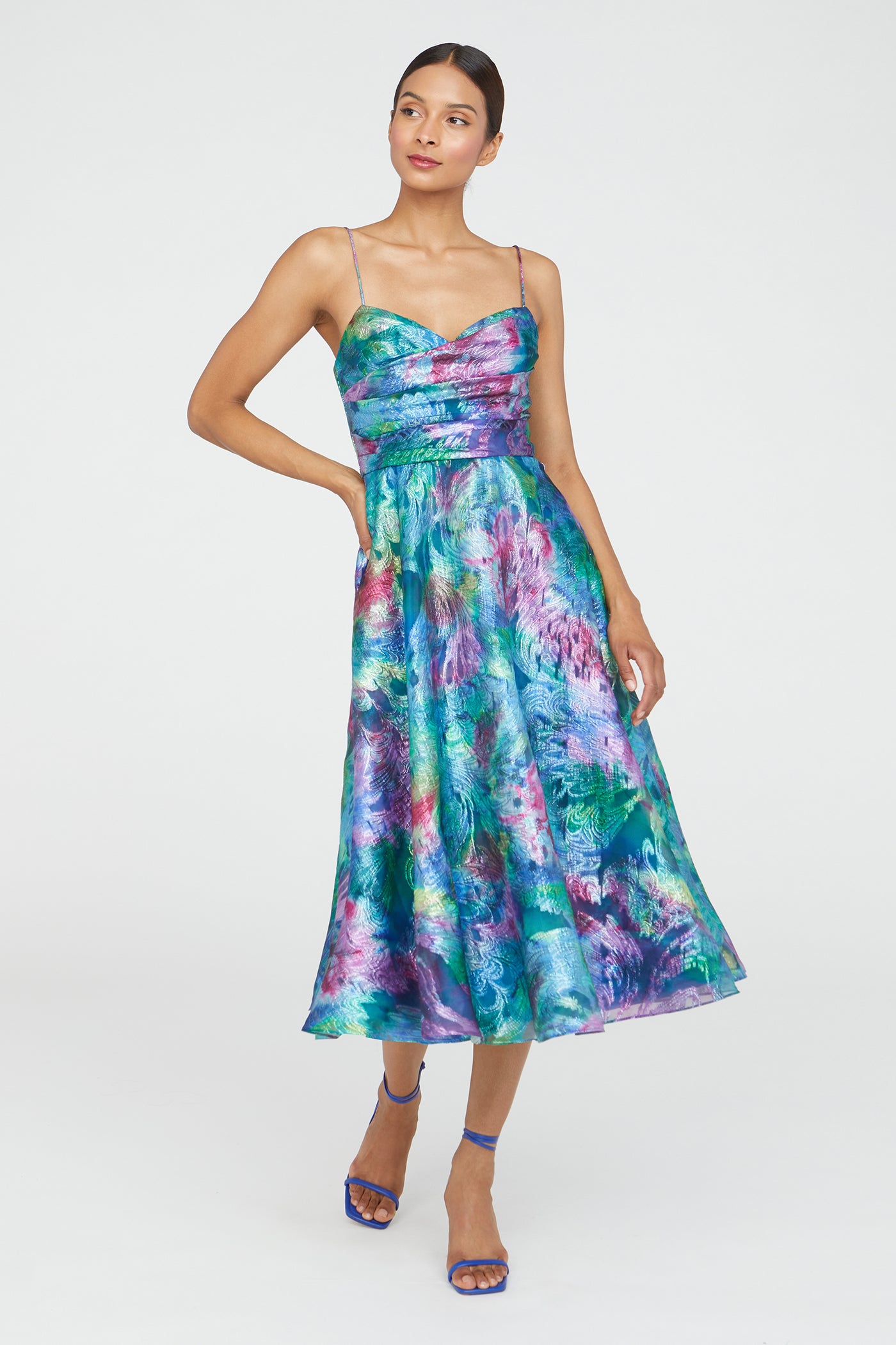 Allegra Draped Cocktail Dress