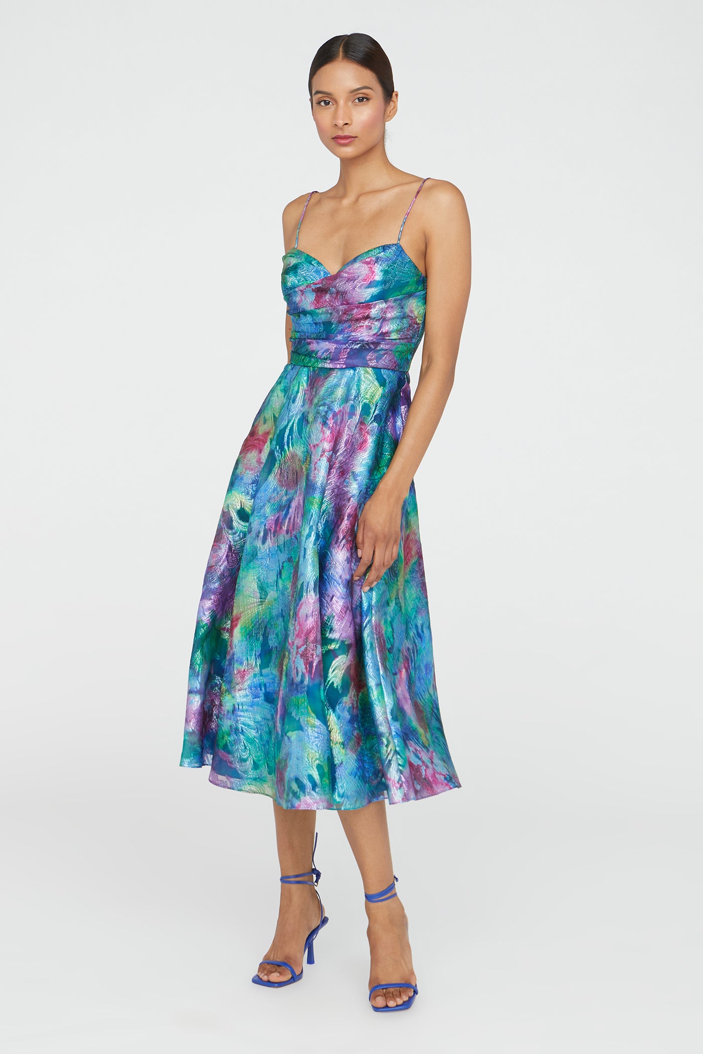Allegra Draped Cocktail Dress