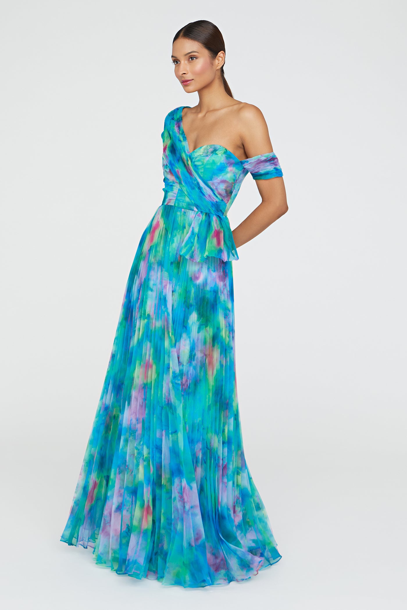 Davina Pleated Gown