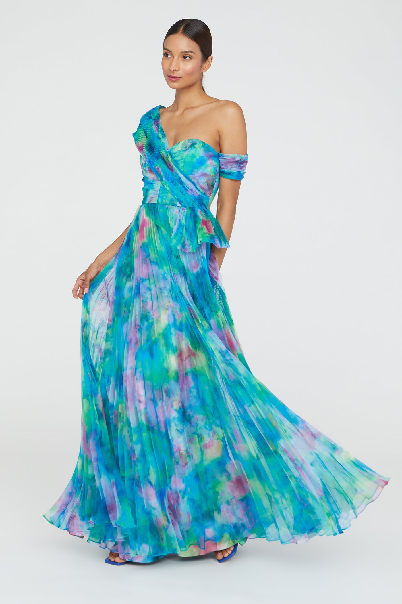 Davina Pleated Gown