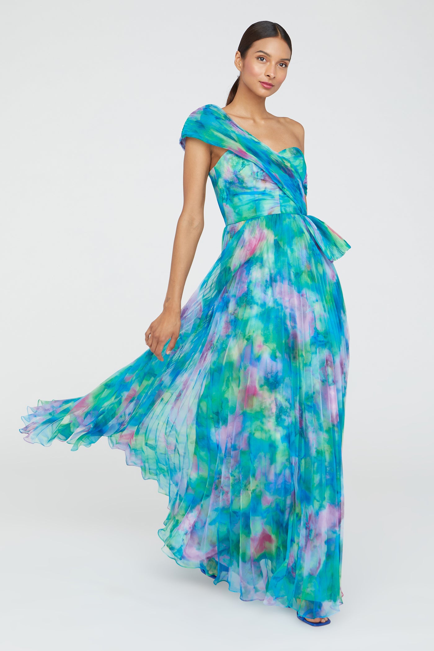 Davina Pleated Gown