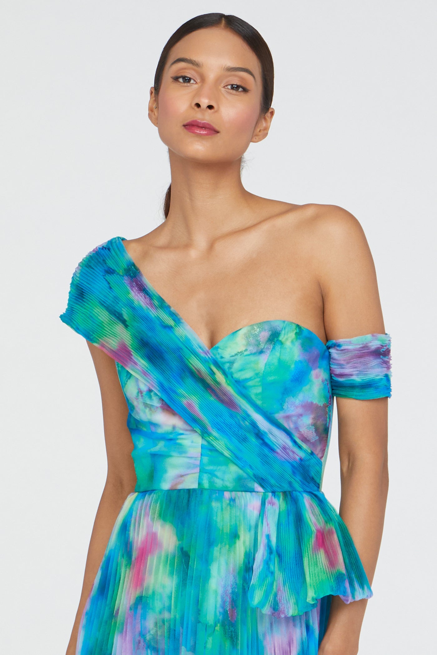 Davina Pleated Gown