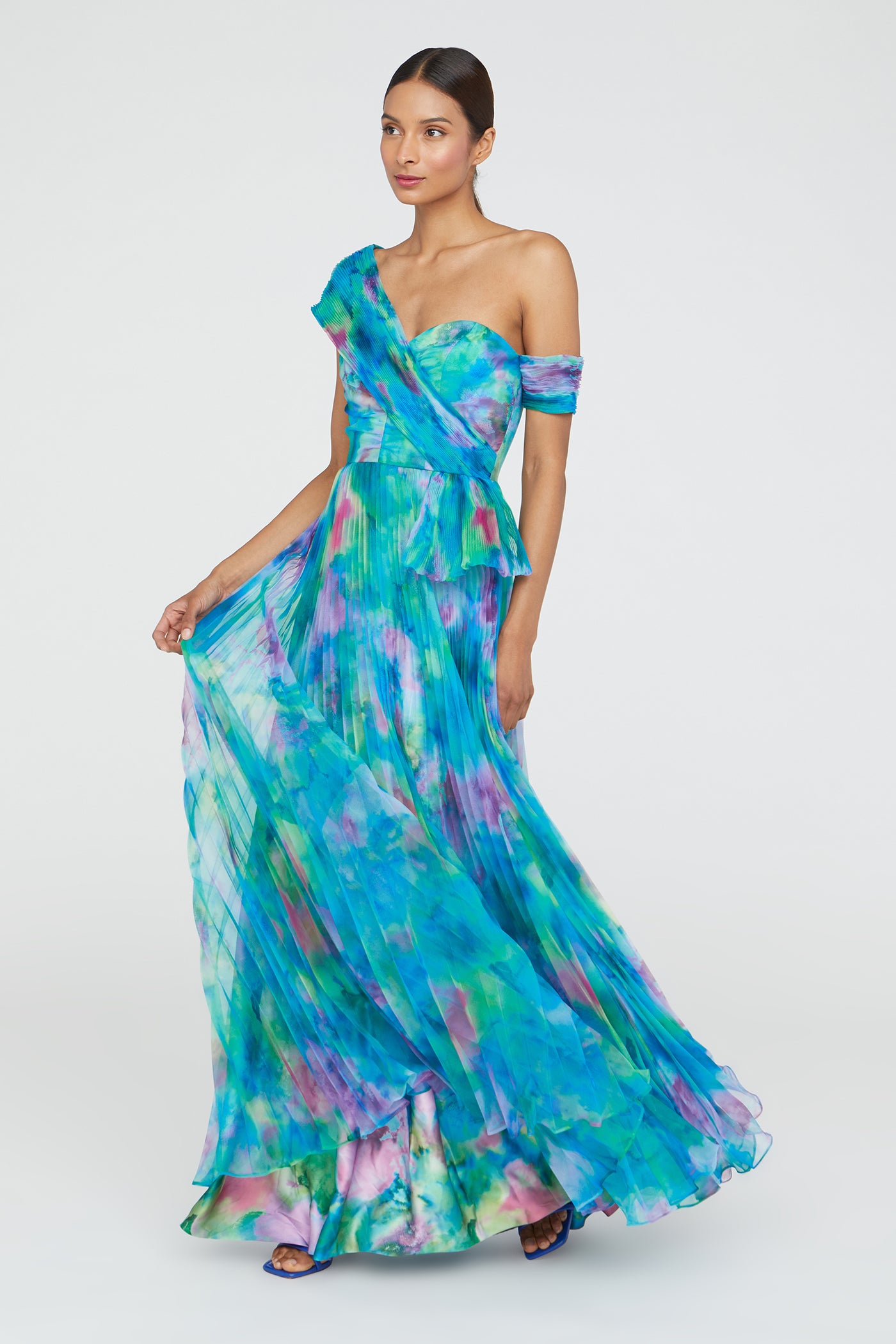 Davina Pleated Gown