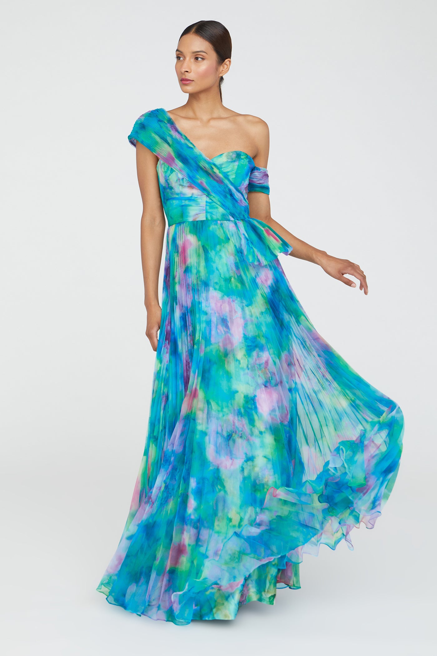 Davina Pleated Gown