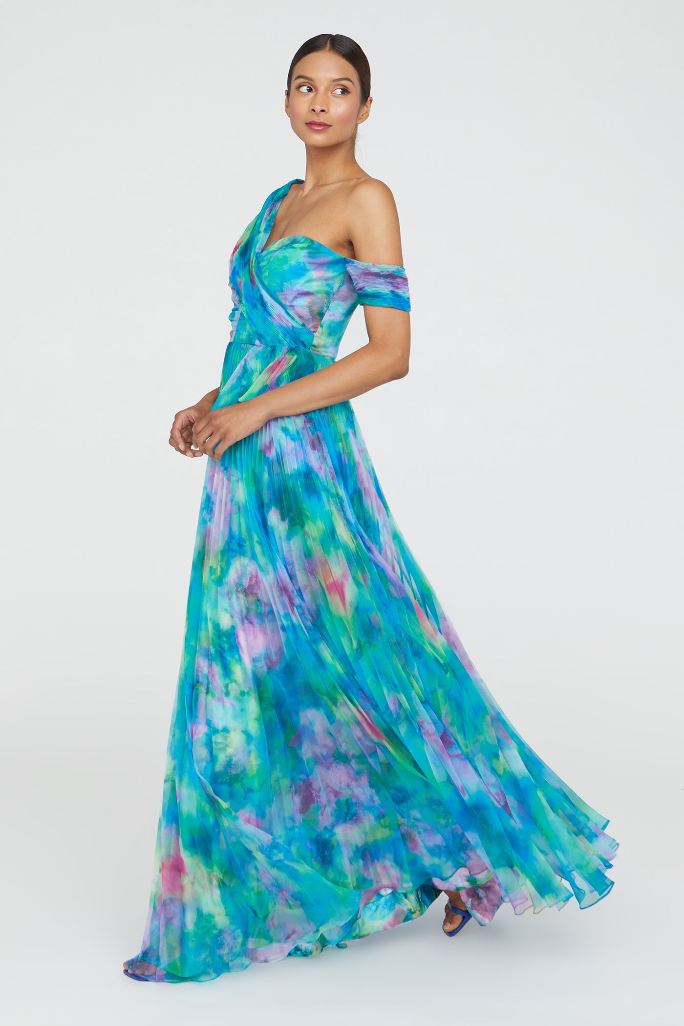 Davina Pleated Gown