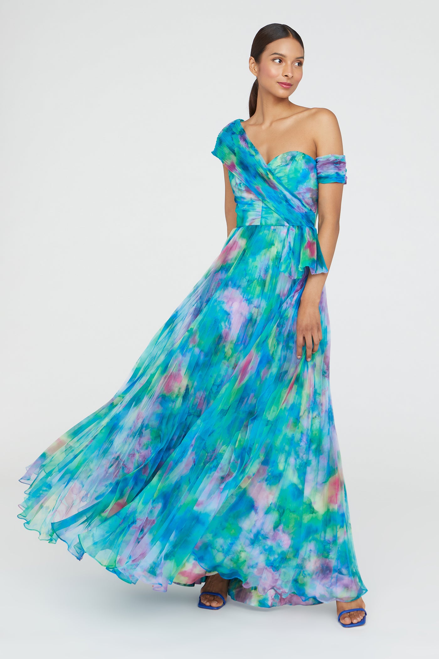 Davina Pleated Gown