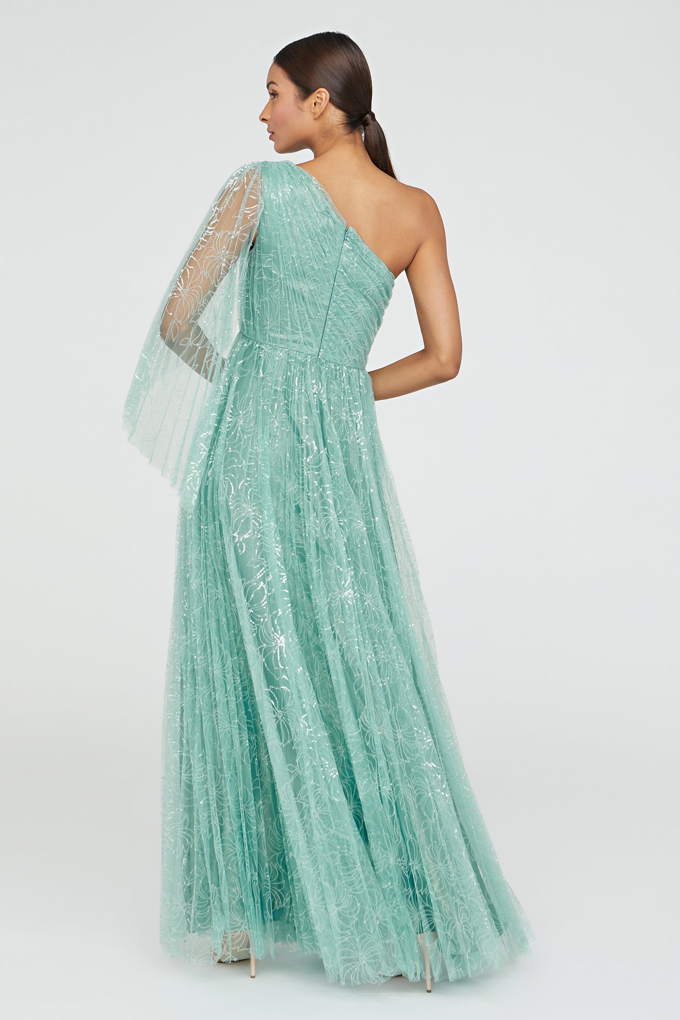 Carol One Shoulder Dress THEIA Carol One Shoulder Dress THEIA