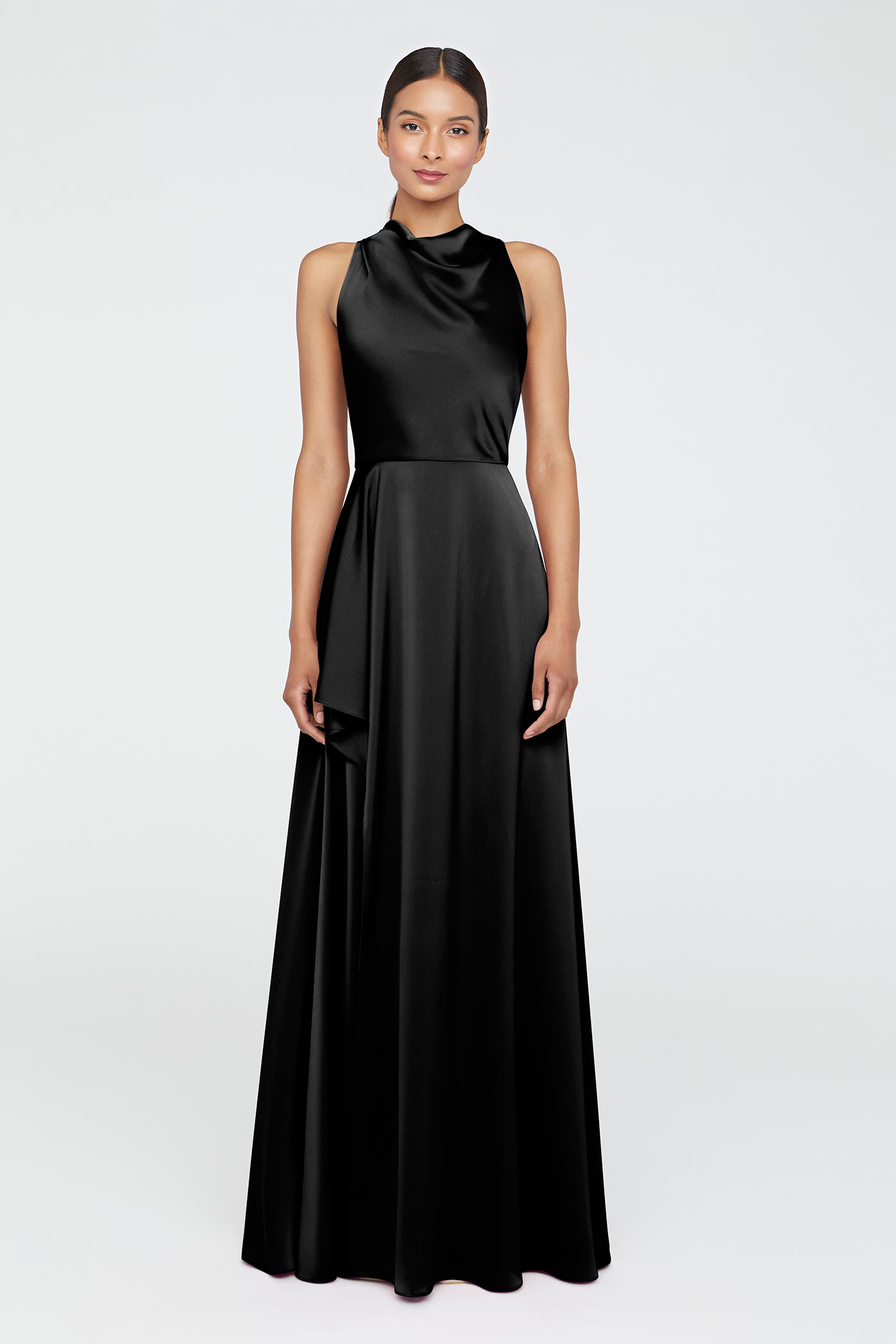 Amara Cowl Drape Gown