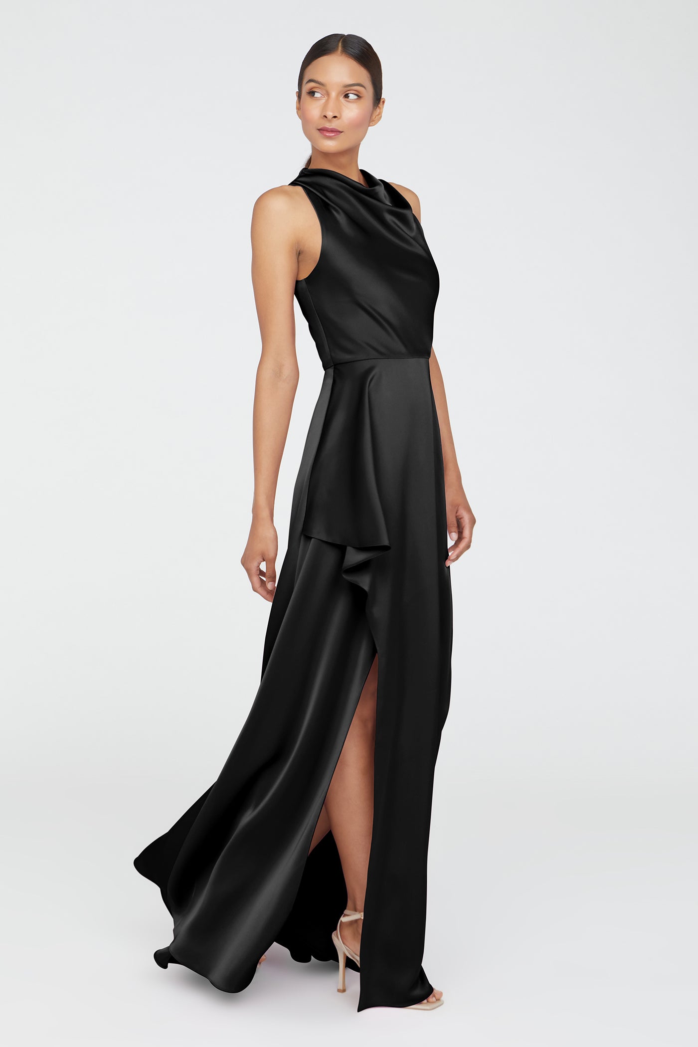 Amara Cowl Drape Gown THEIA Amara Cowl Drape Gown THEIA