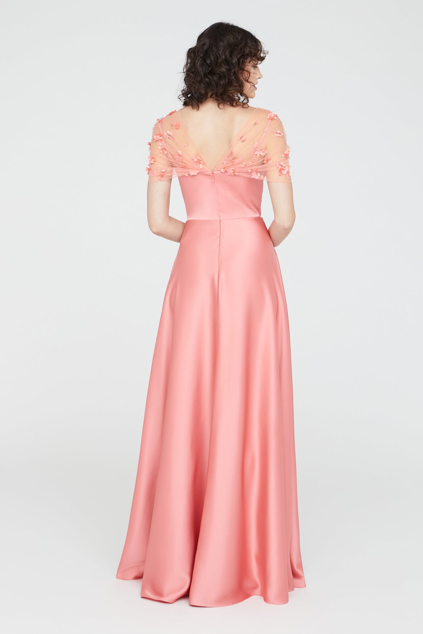 Luella Shawl Draped Gown