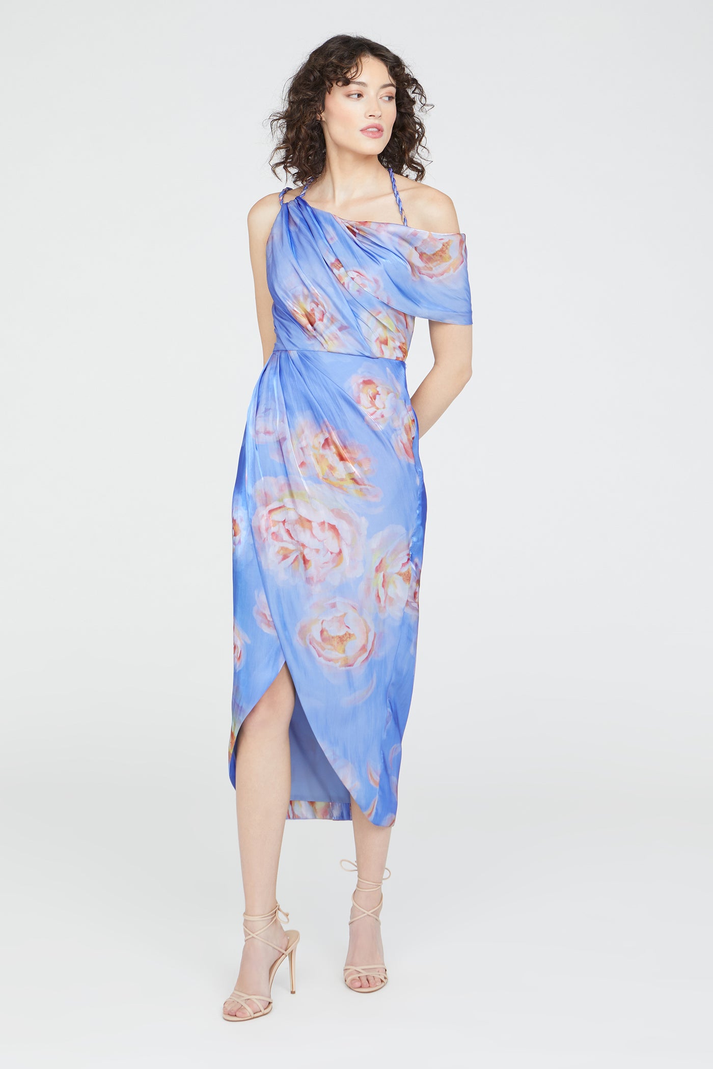 Yannah Wrap Cocktail Dress
