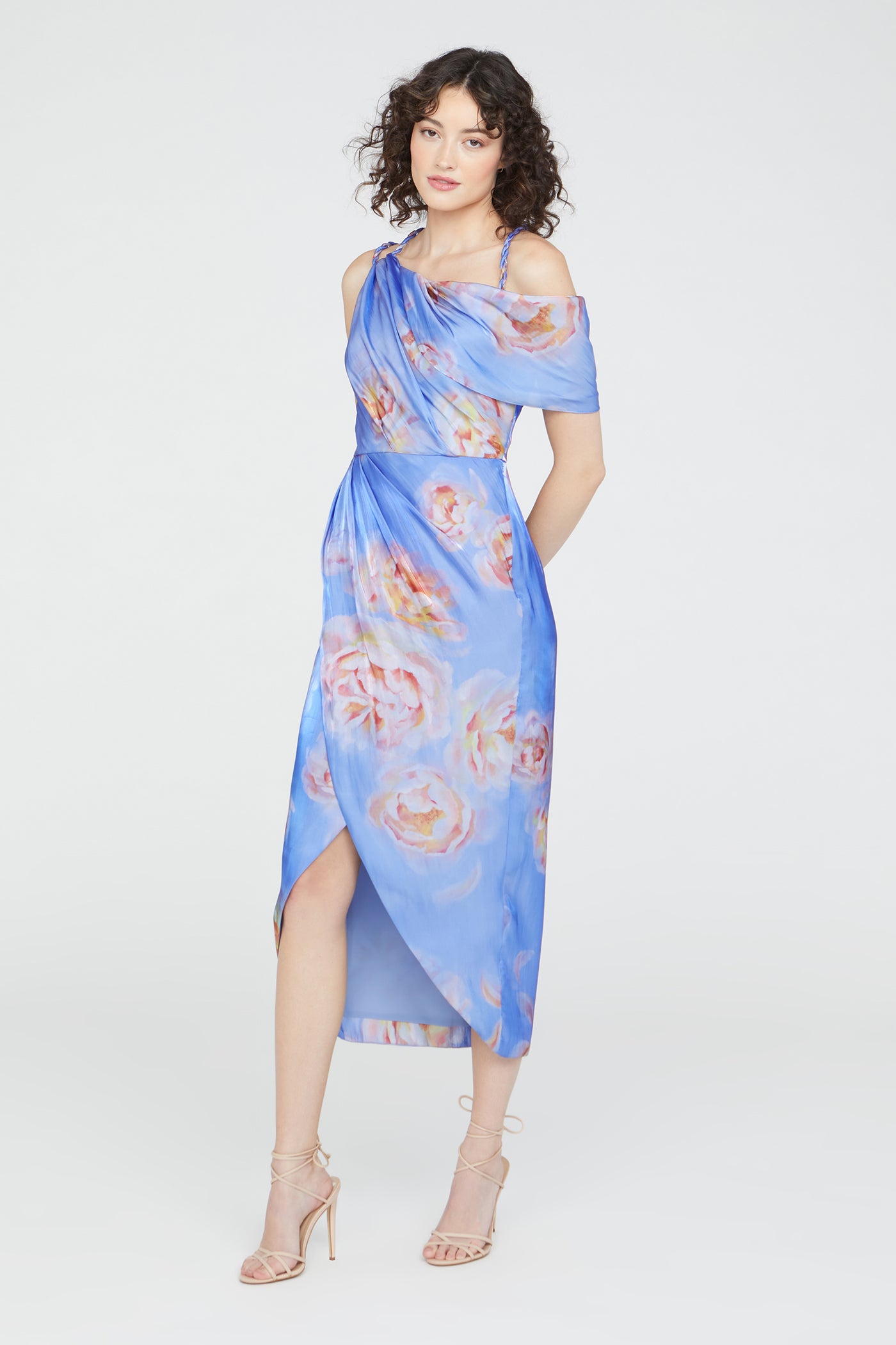 Yannah Wrap Cocktail Dress