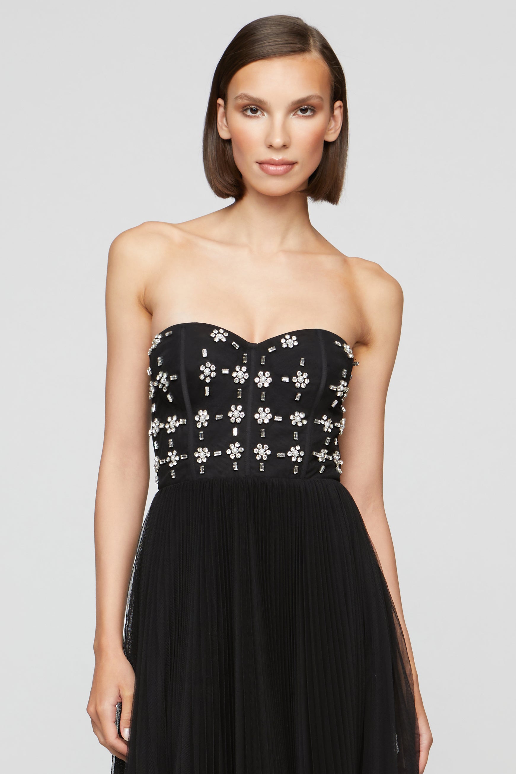 Alesia Strapless Midi Dress