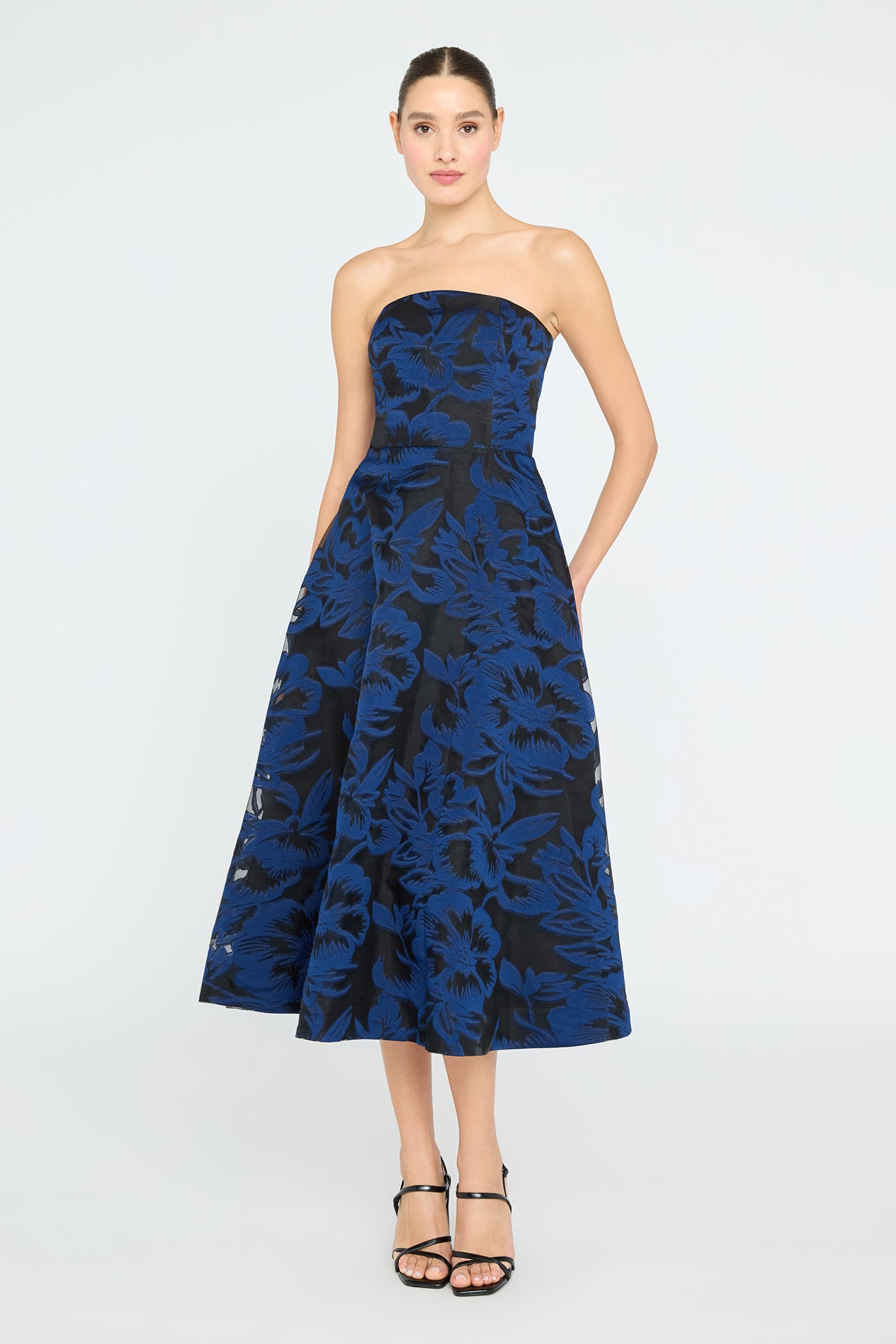 Laure Jacquard Midi Dress