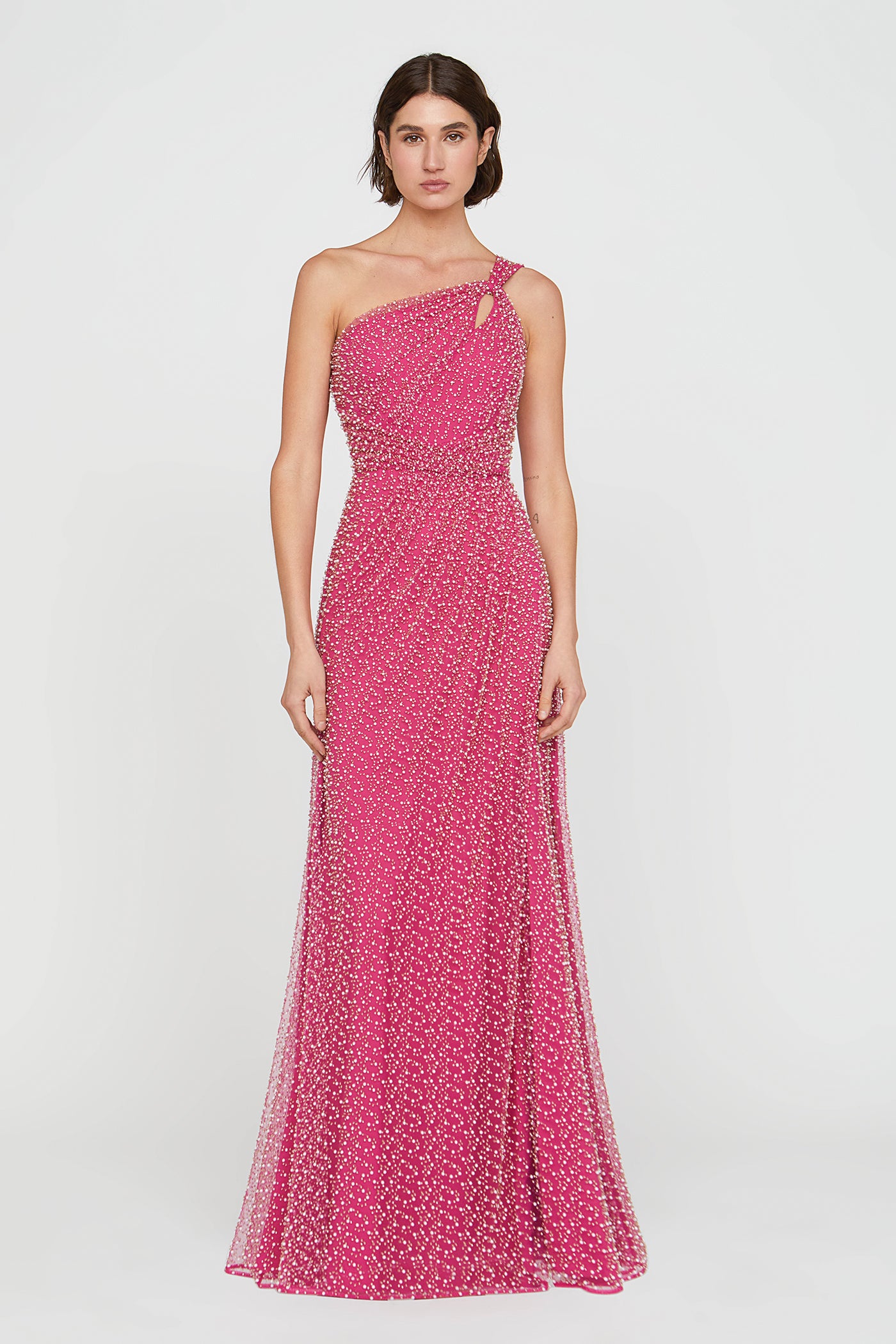 Amber Twist A Line Gown