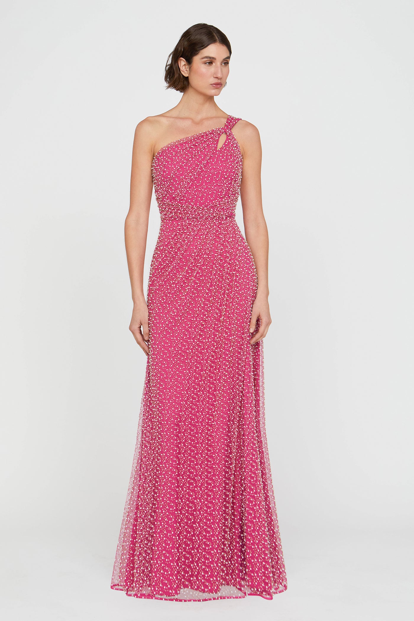 Amber Twist A Line Gown