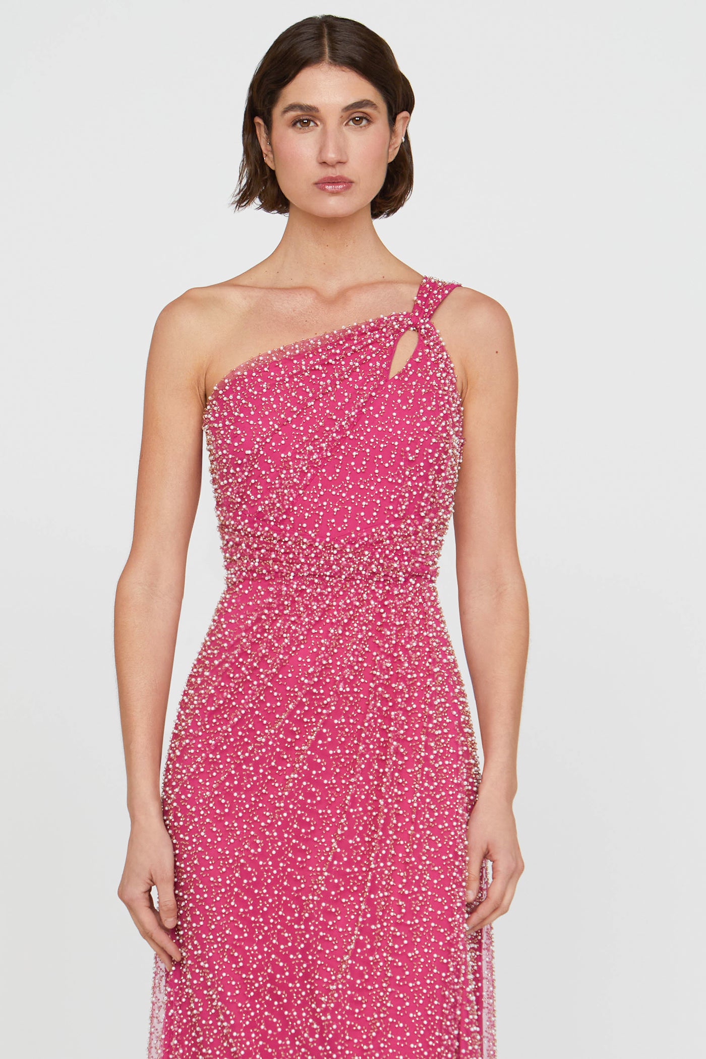 Amber Twist A Line Gown