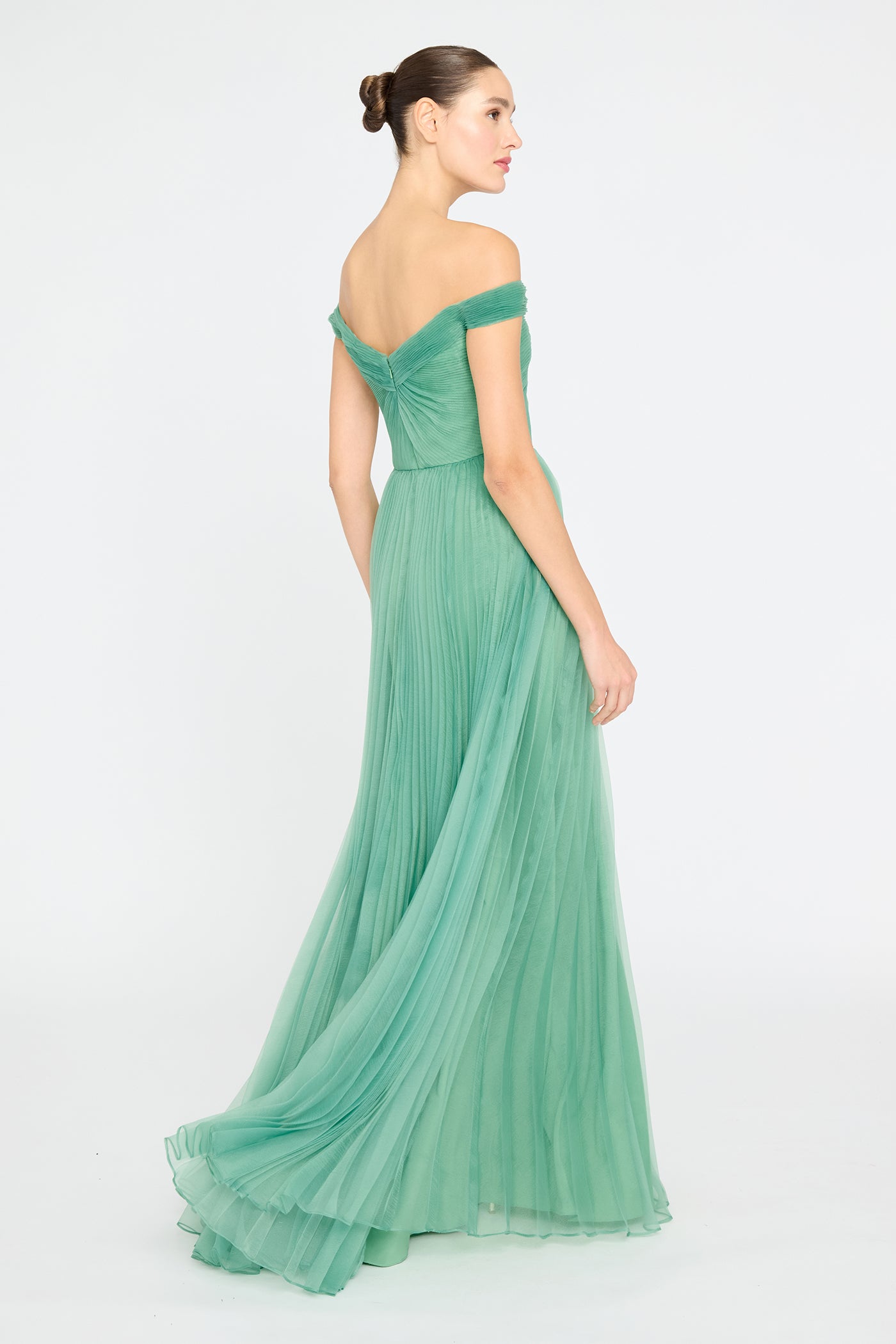 Lisbeth Pleated Gown