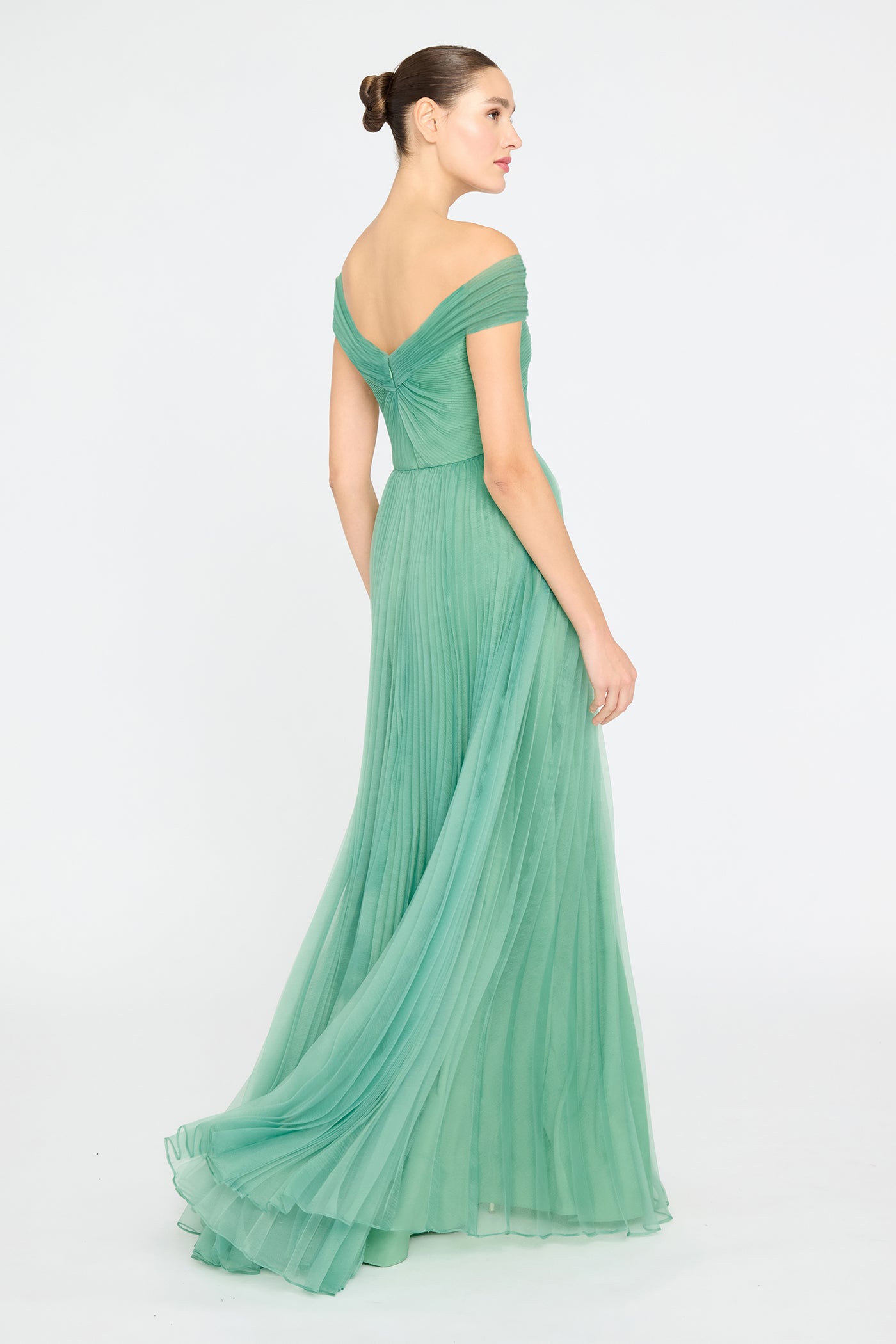 Lisbeth Pleated Gown
