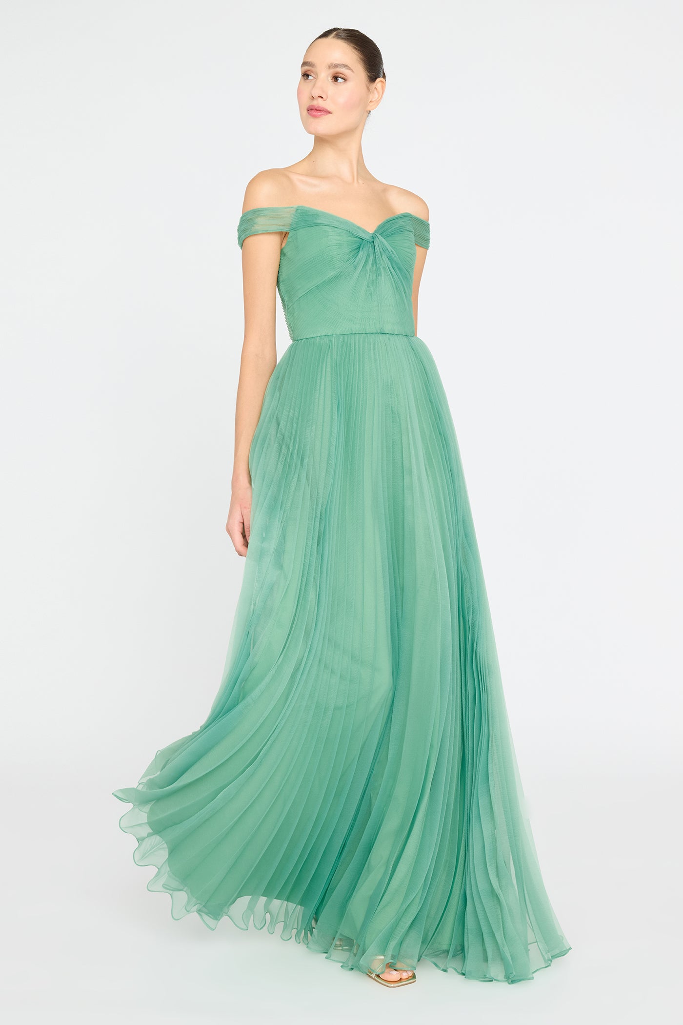 Lisbeth Pleated Gown