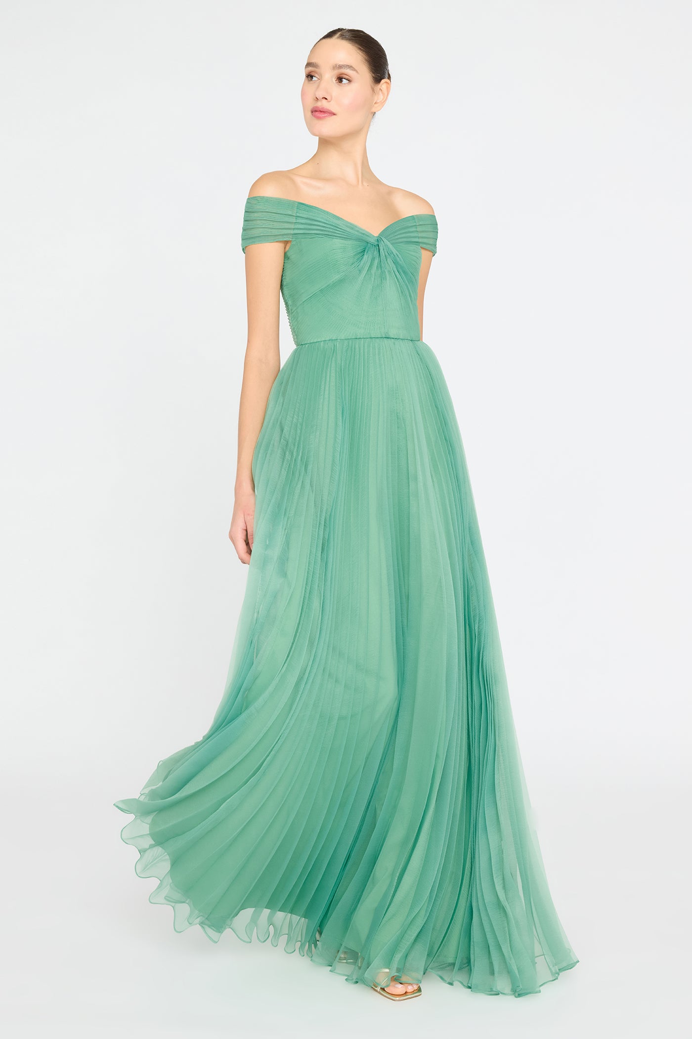 Lisbeth Pleated Gown