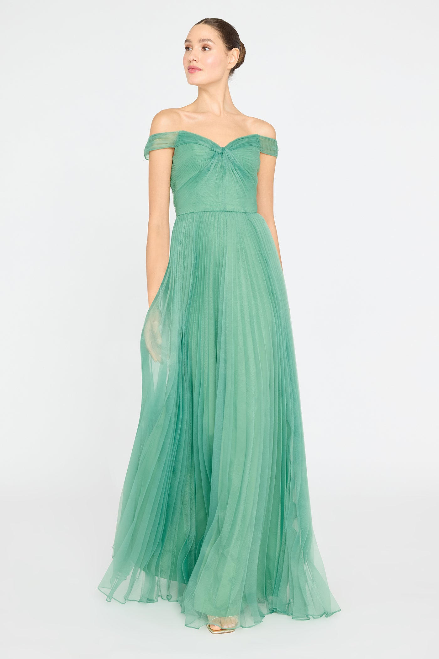 Lisbeth Pleated Gown