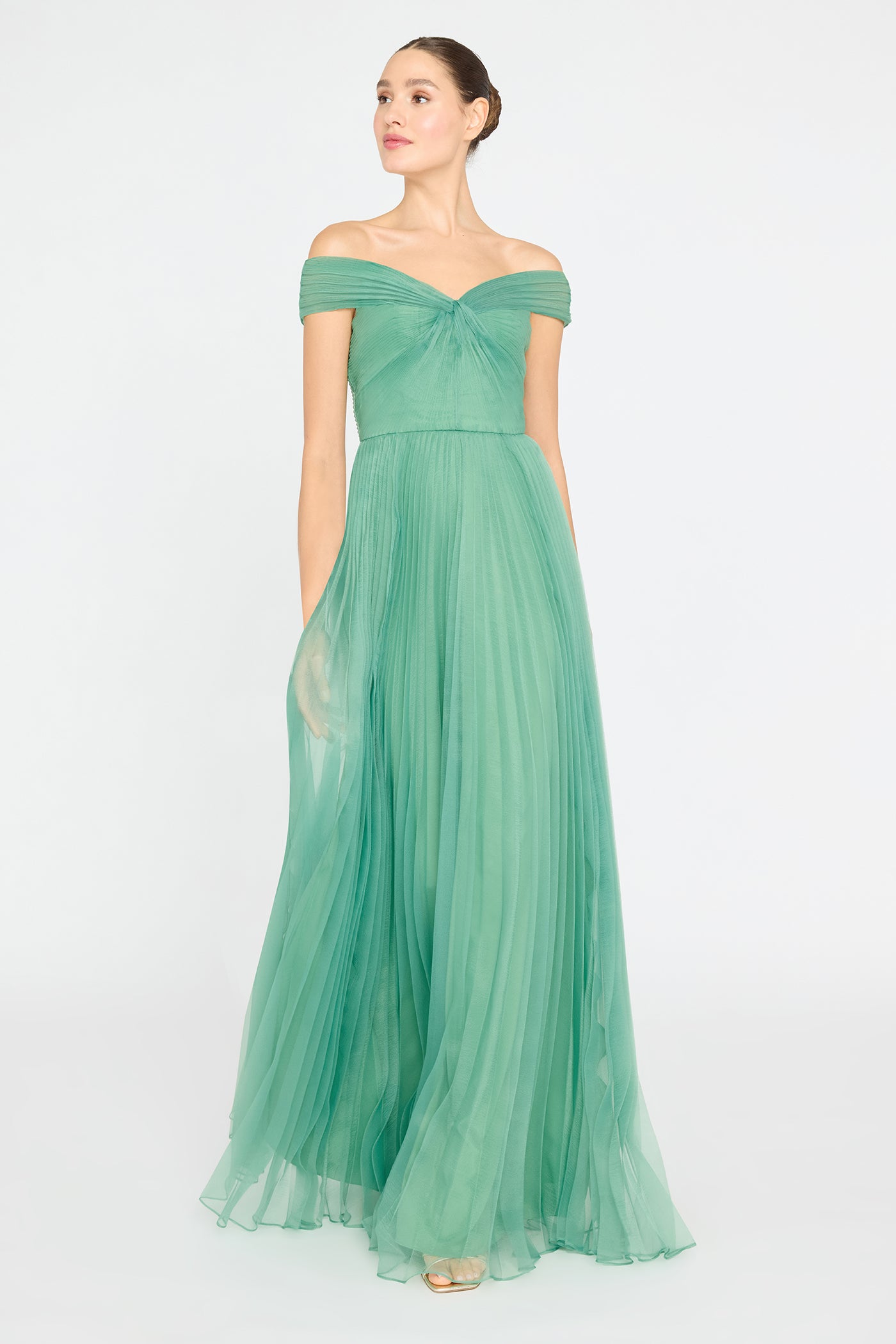 Lisbeth Pleated Gown