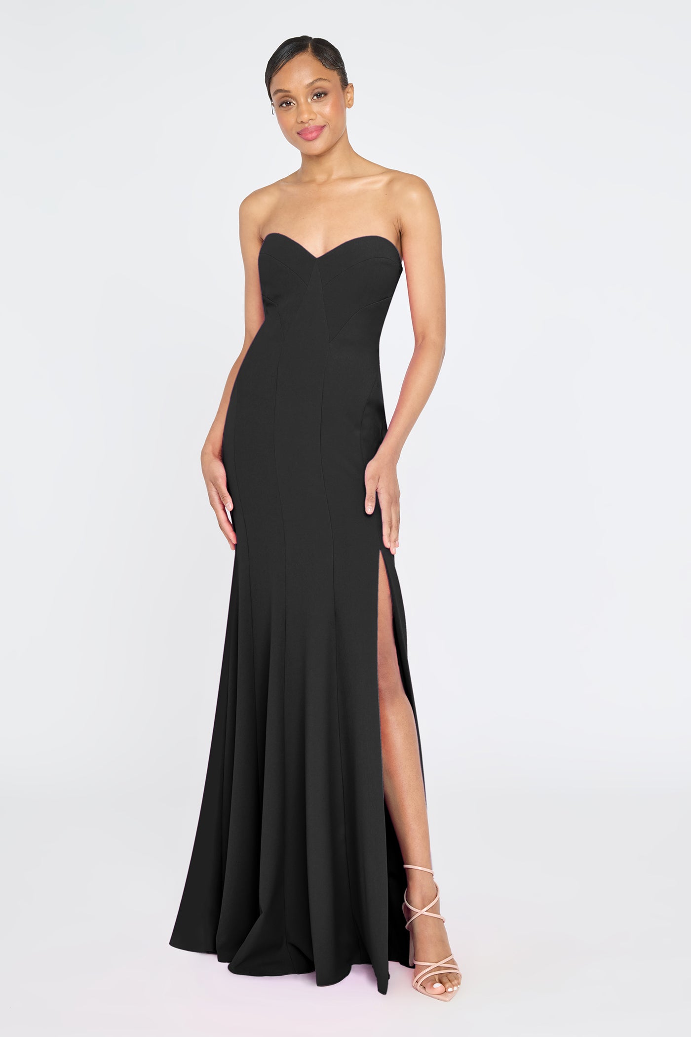 Sunny Strapless Gown 4 / Black Sunny Strapless Gown 4 / Black