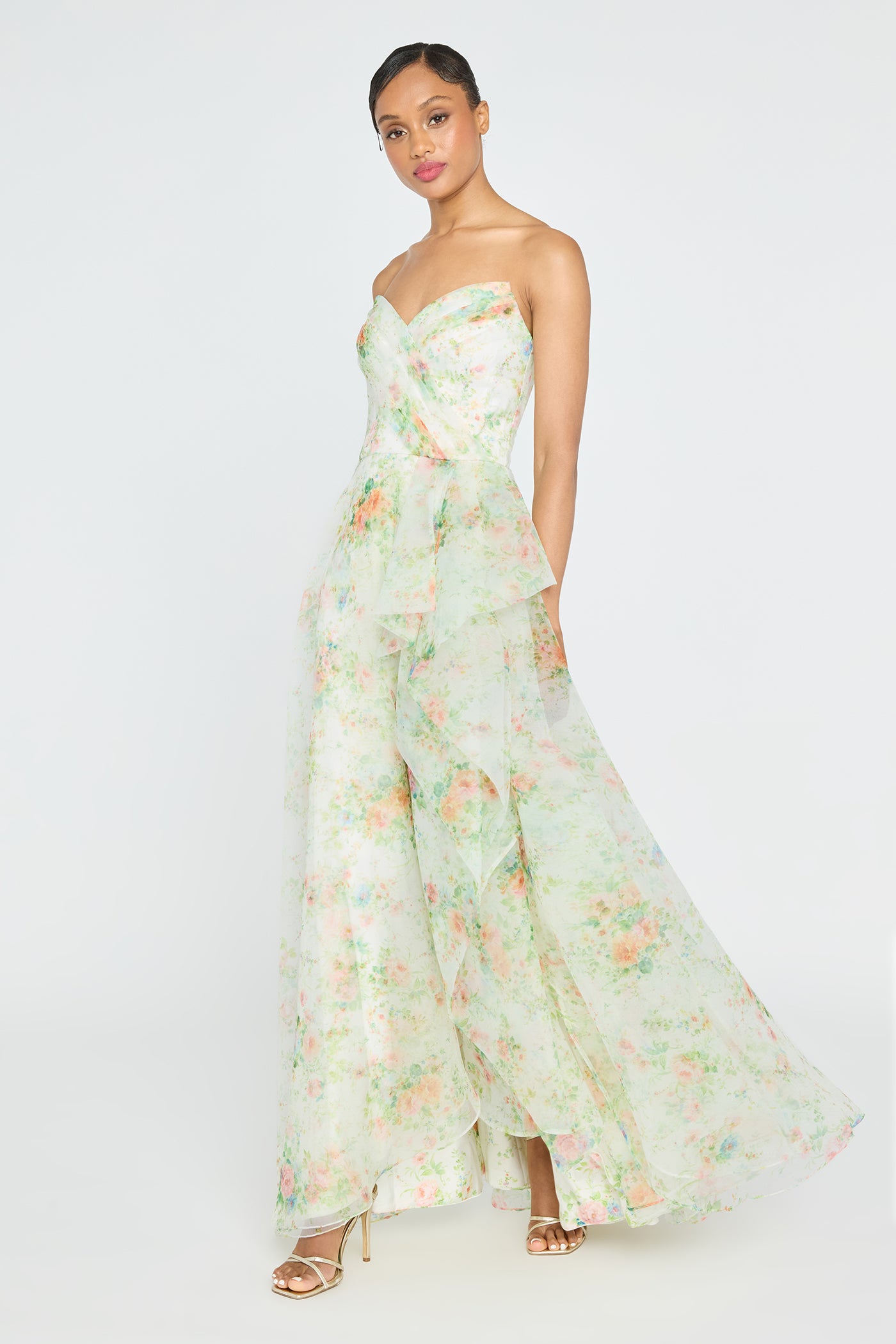 Tanya Organza A Line Gown