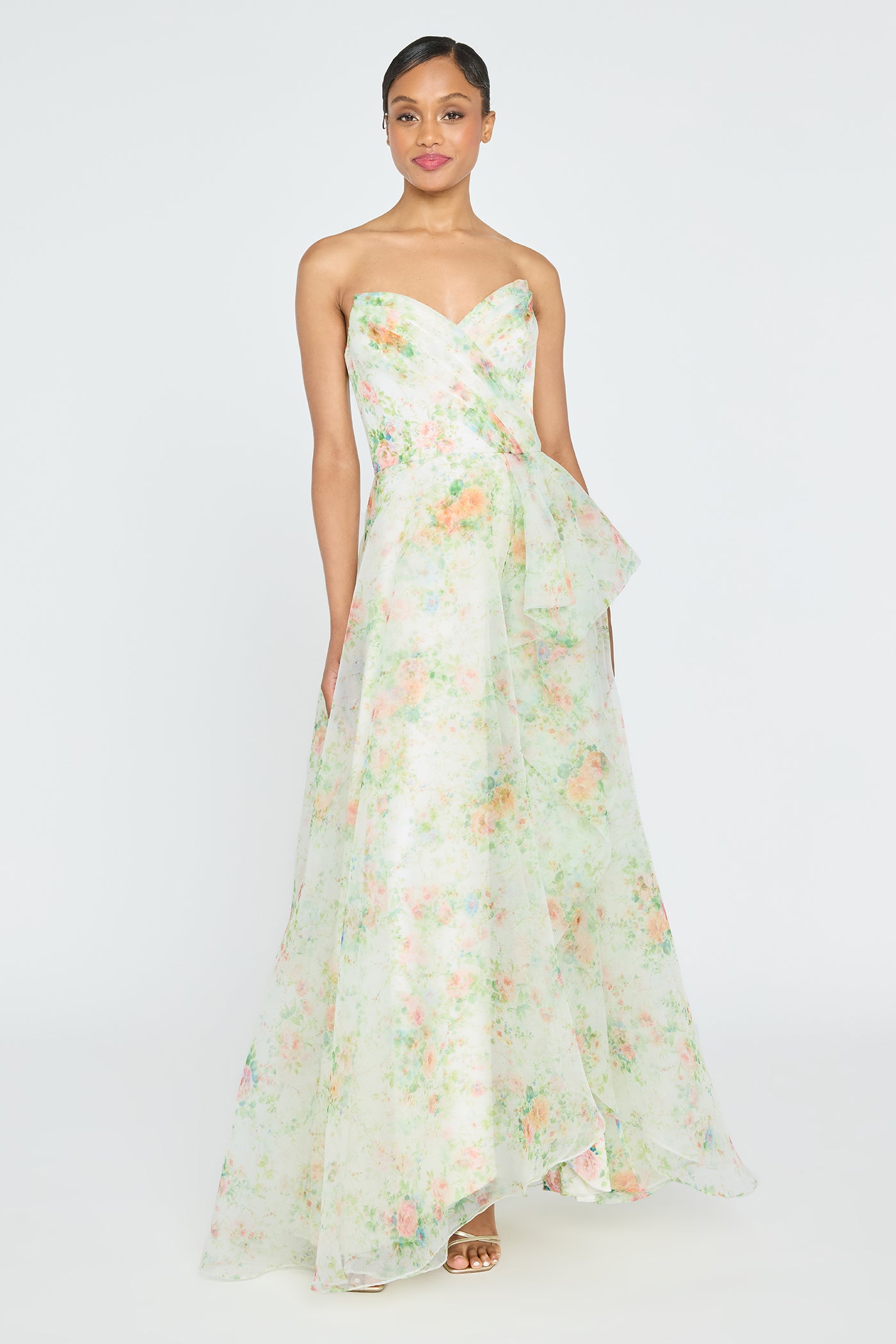 Tanya Organza A Line Gown 16 / Petite Primrose Tanya Organza A Line Gown 16 / Petite Primrose