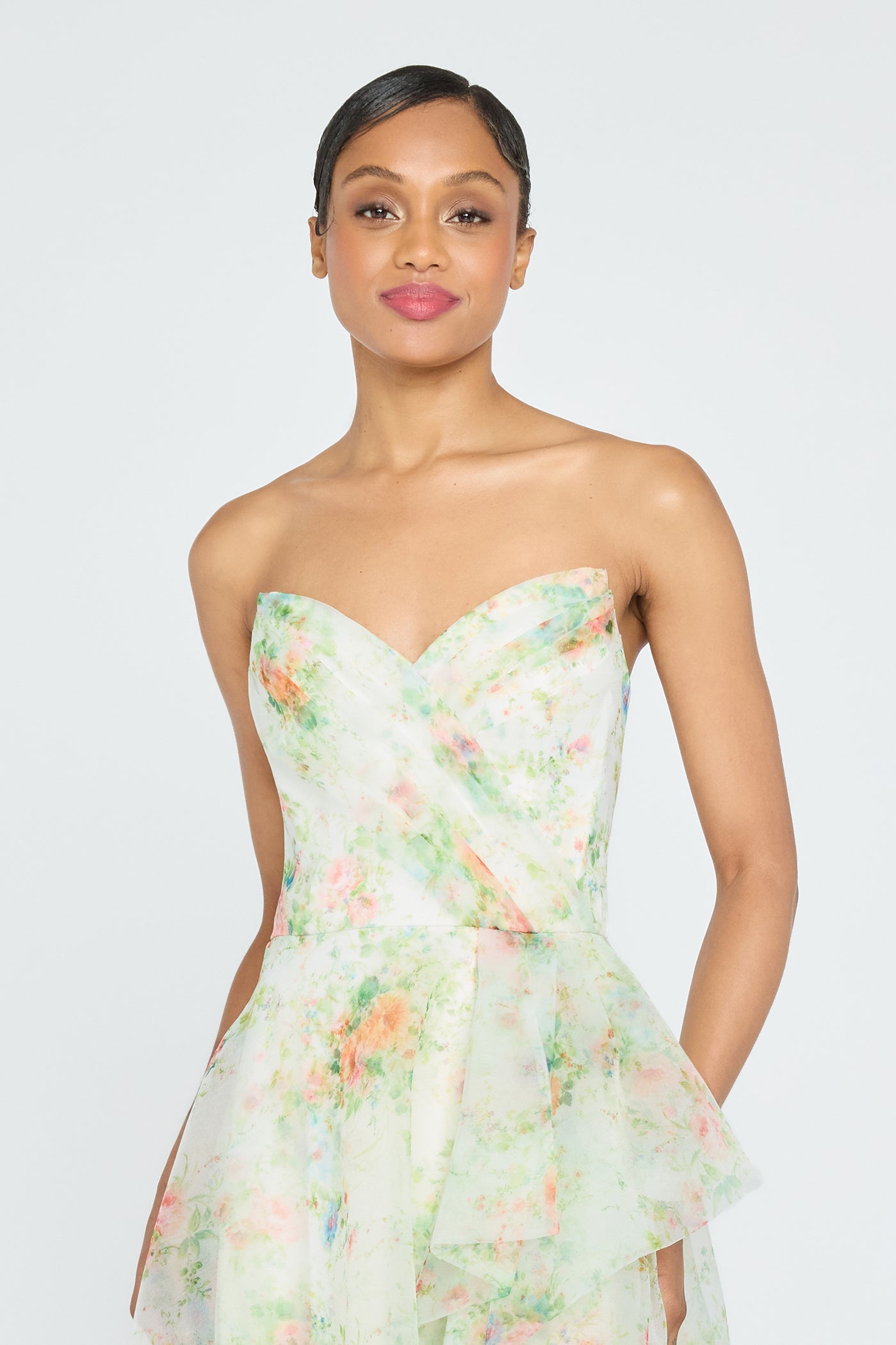 Tanya Organza A Line Gown
