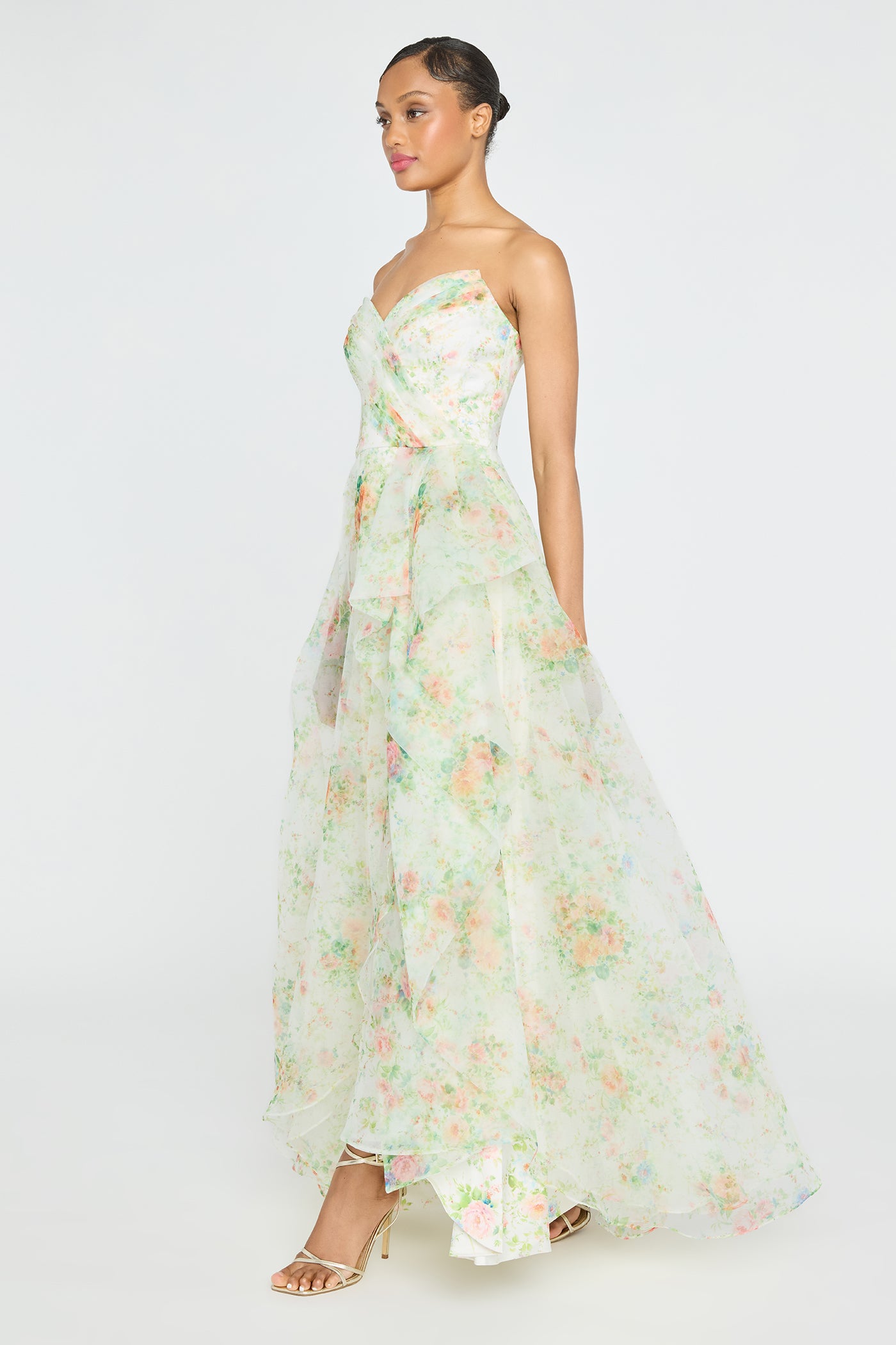 Tanya Organza A Line Gown