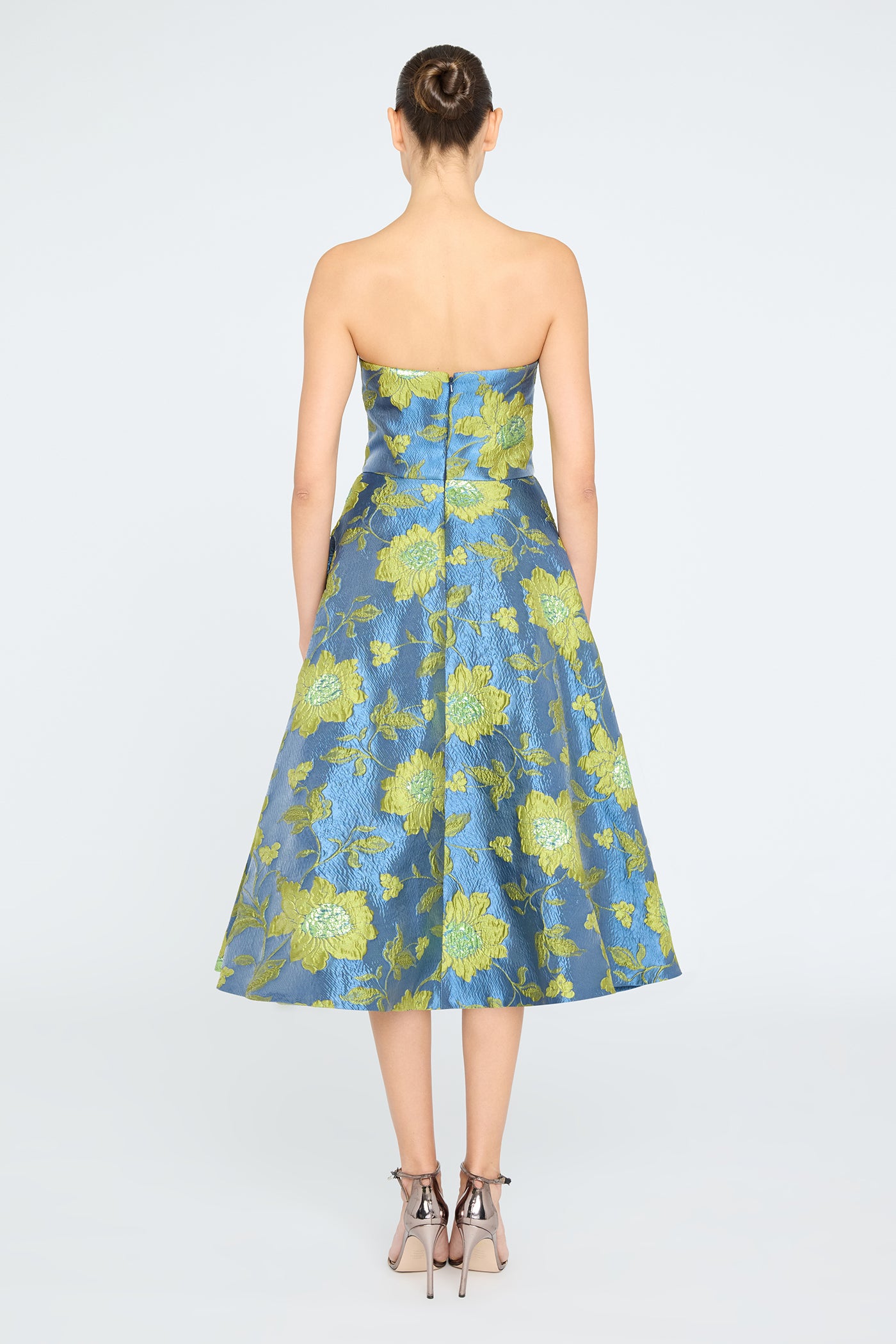 Dara Scallop Strapless Dress