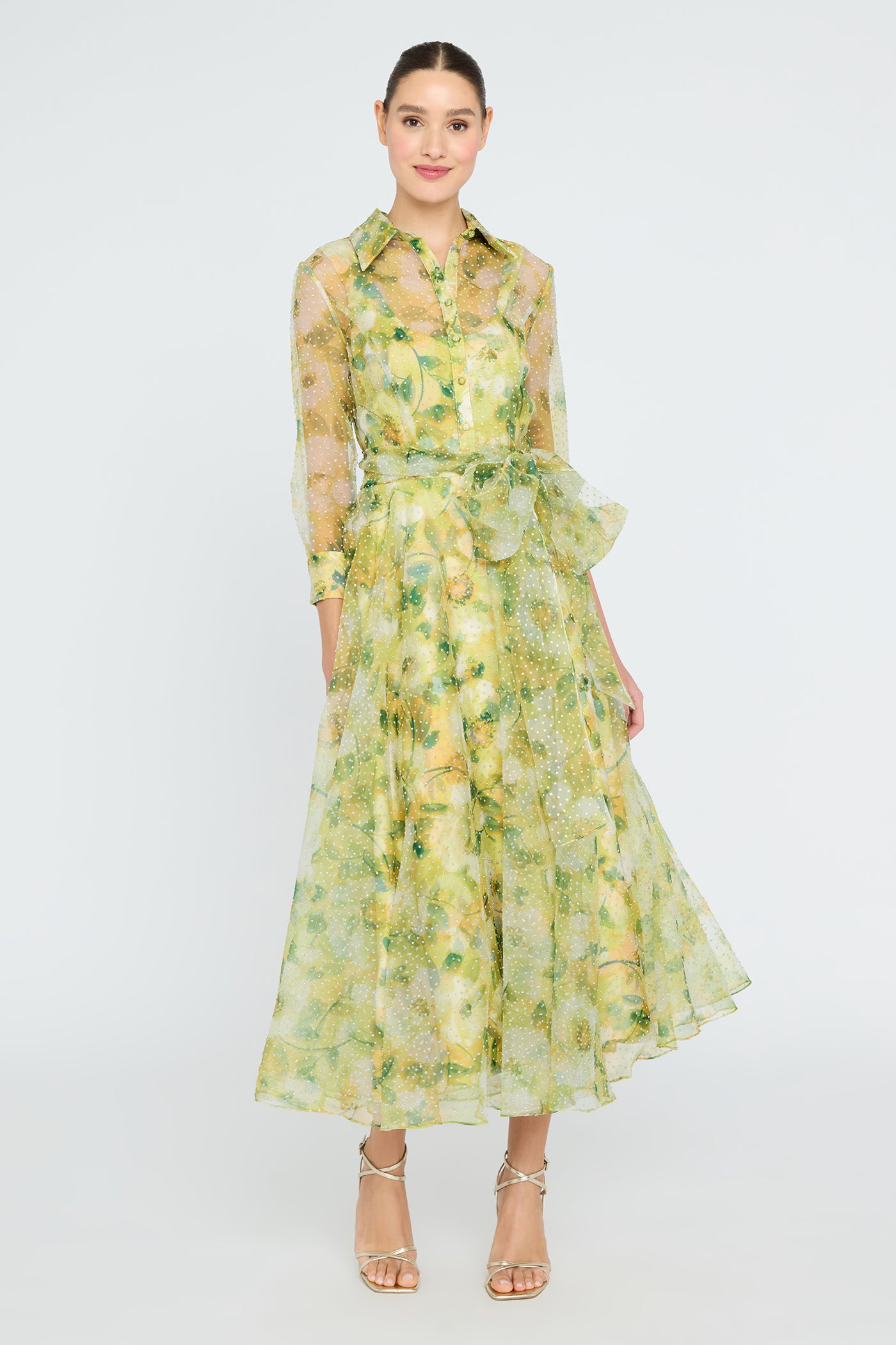 Magdalene Organza Shirt Dress