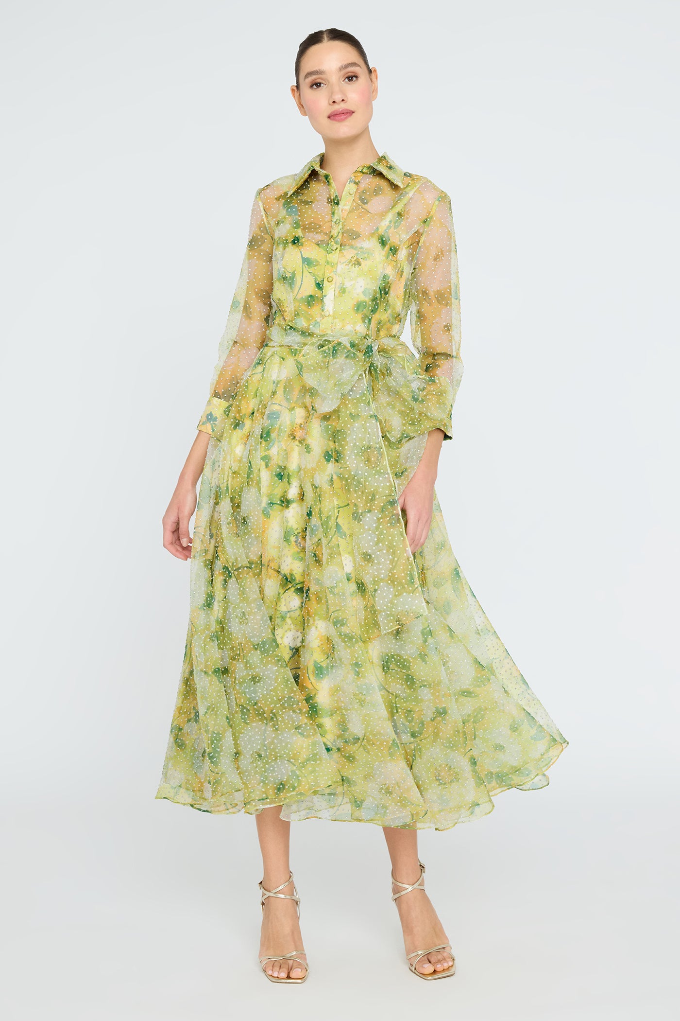 Magdalene Organza Shirt Dress