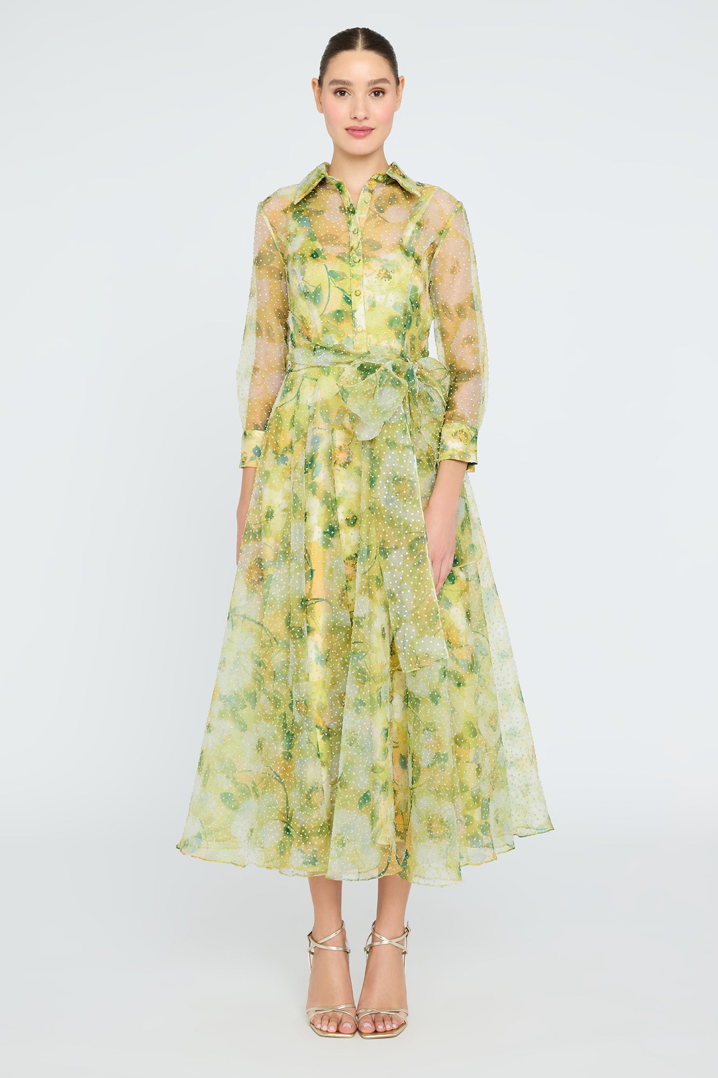 Magdalene Organza Shirt Dress Magdalene Organza Shirt Dress