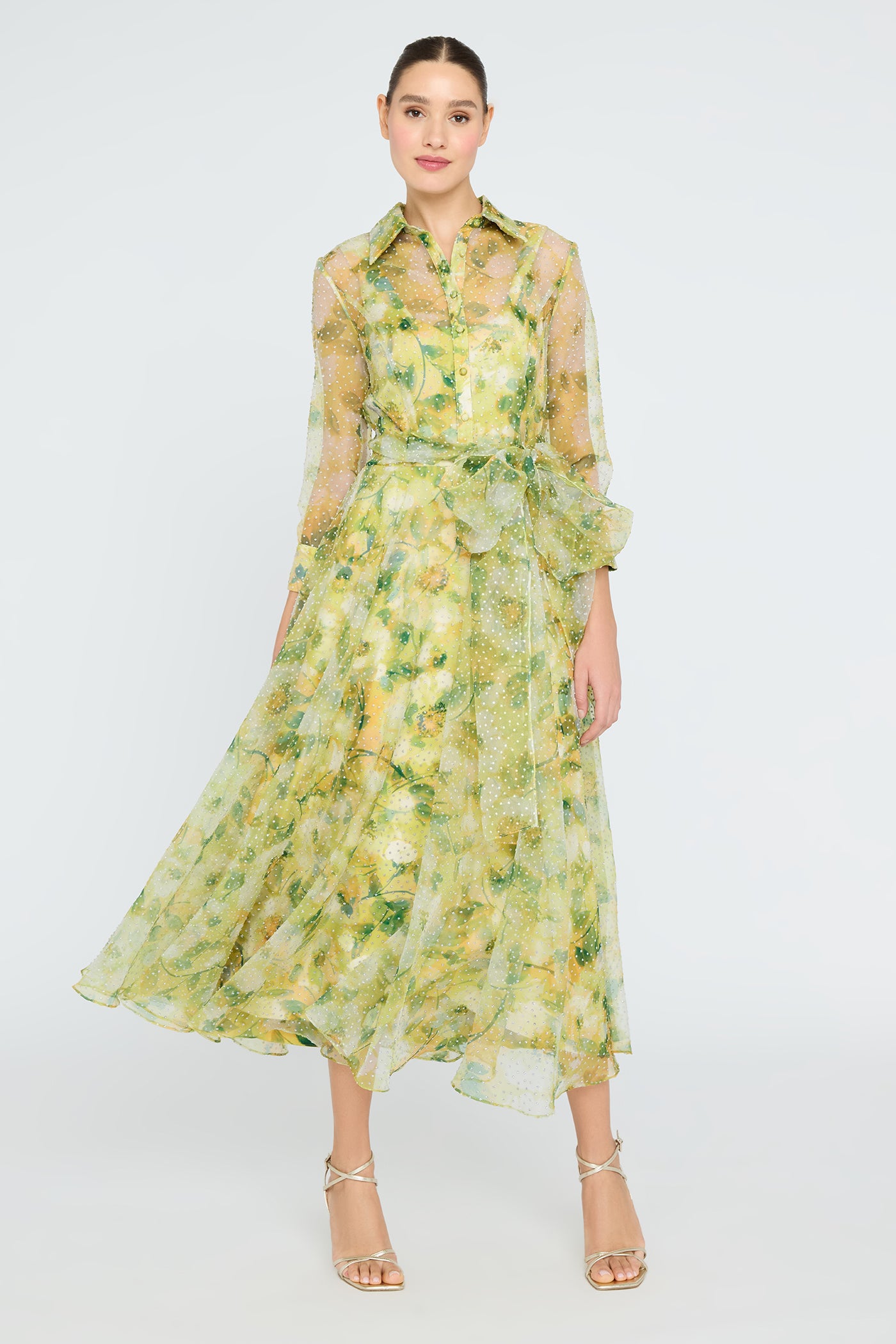 Magdalene Organza Shirt Dress