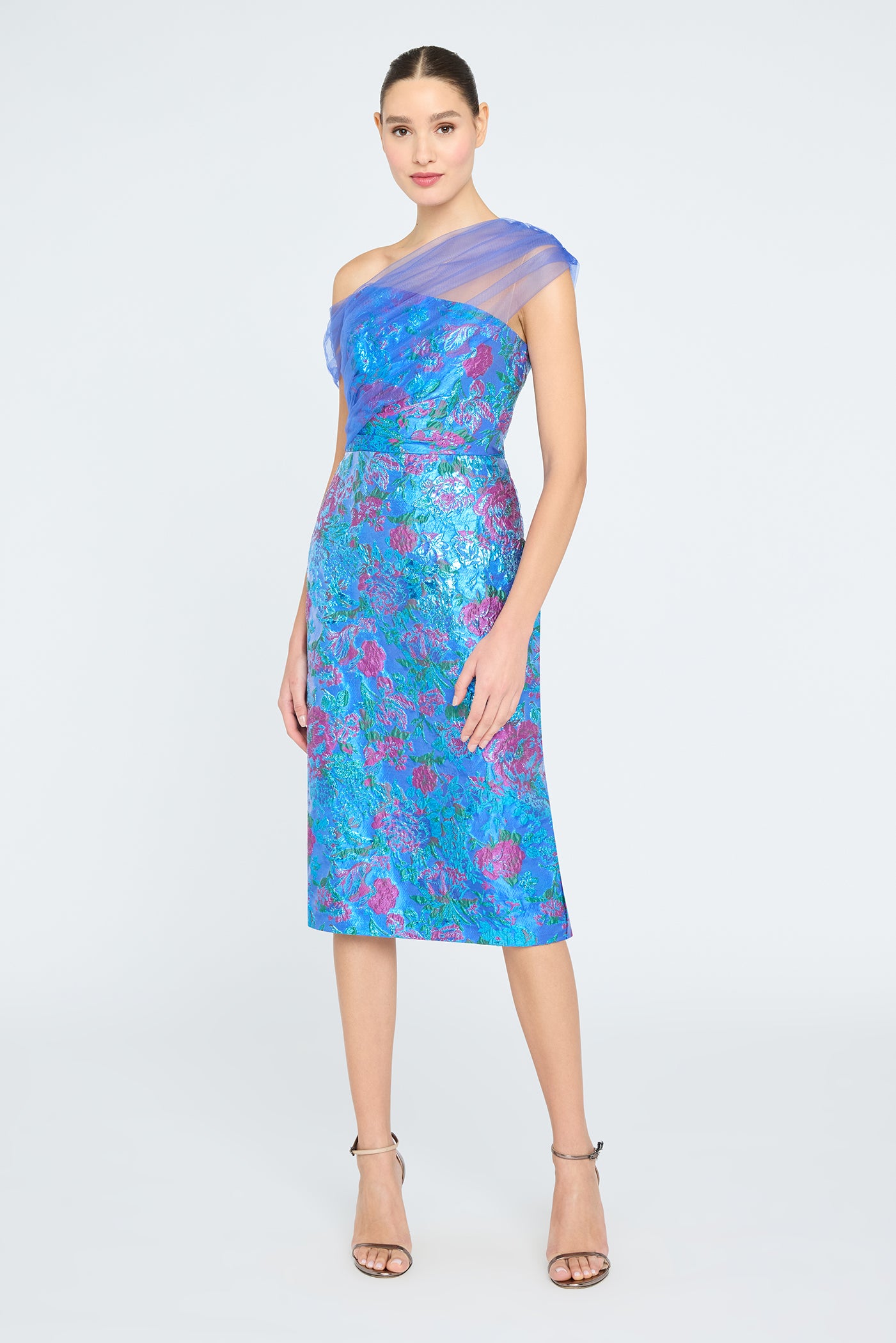 Jaylen Draped Shawl Dress
