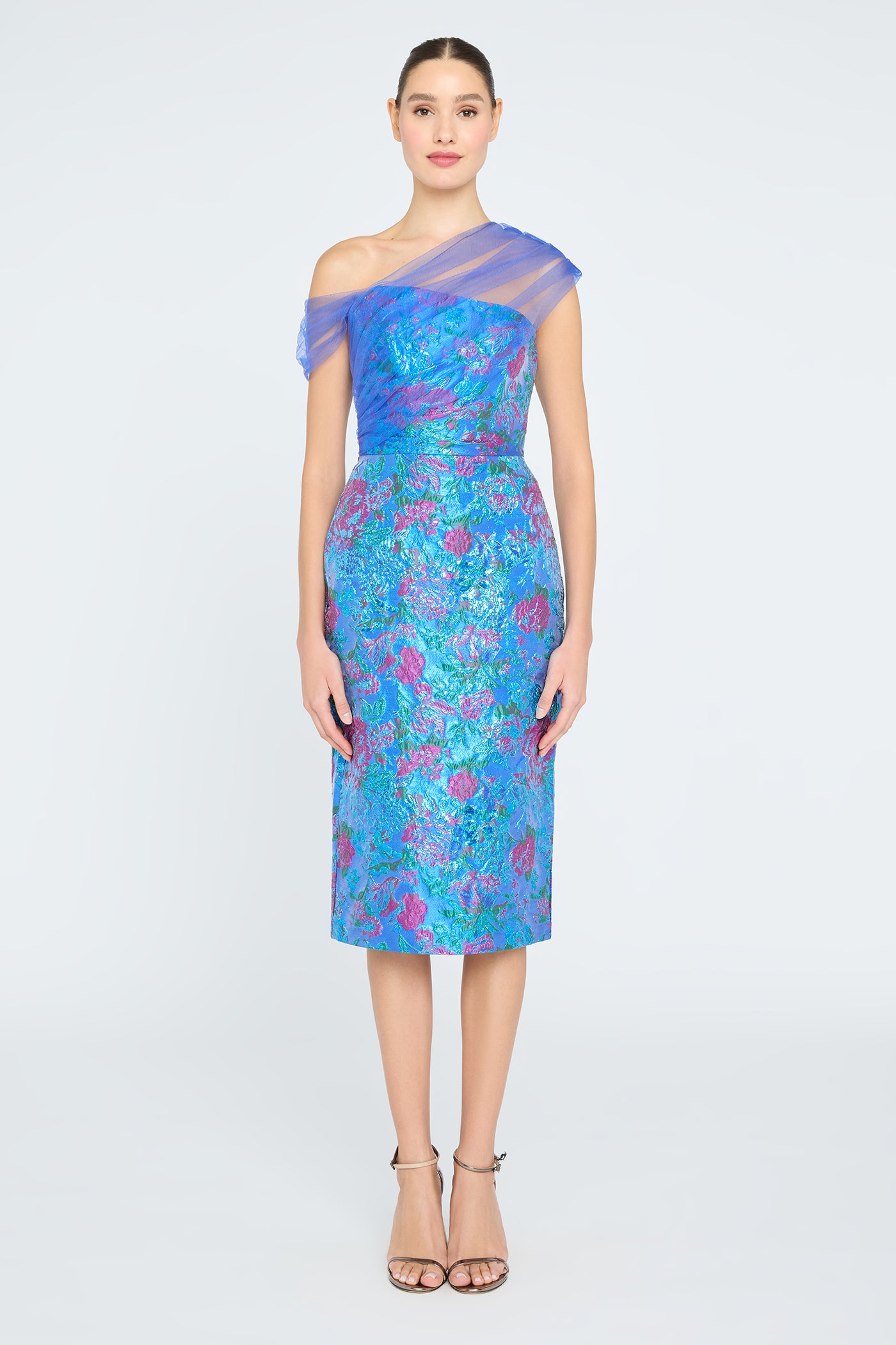 Jaylen Draped Shawl Dress