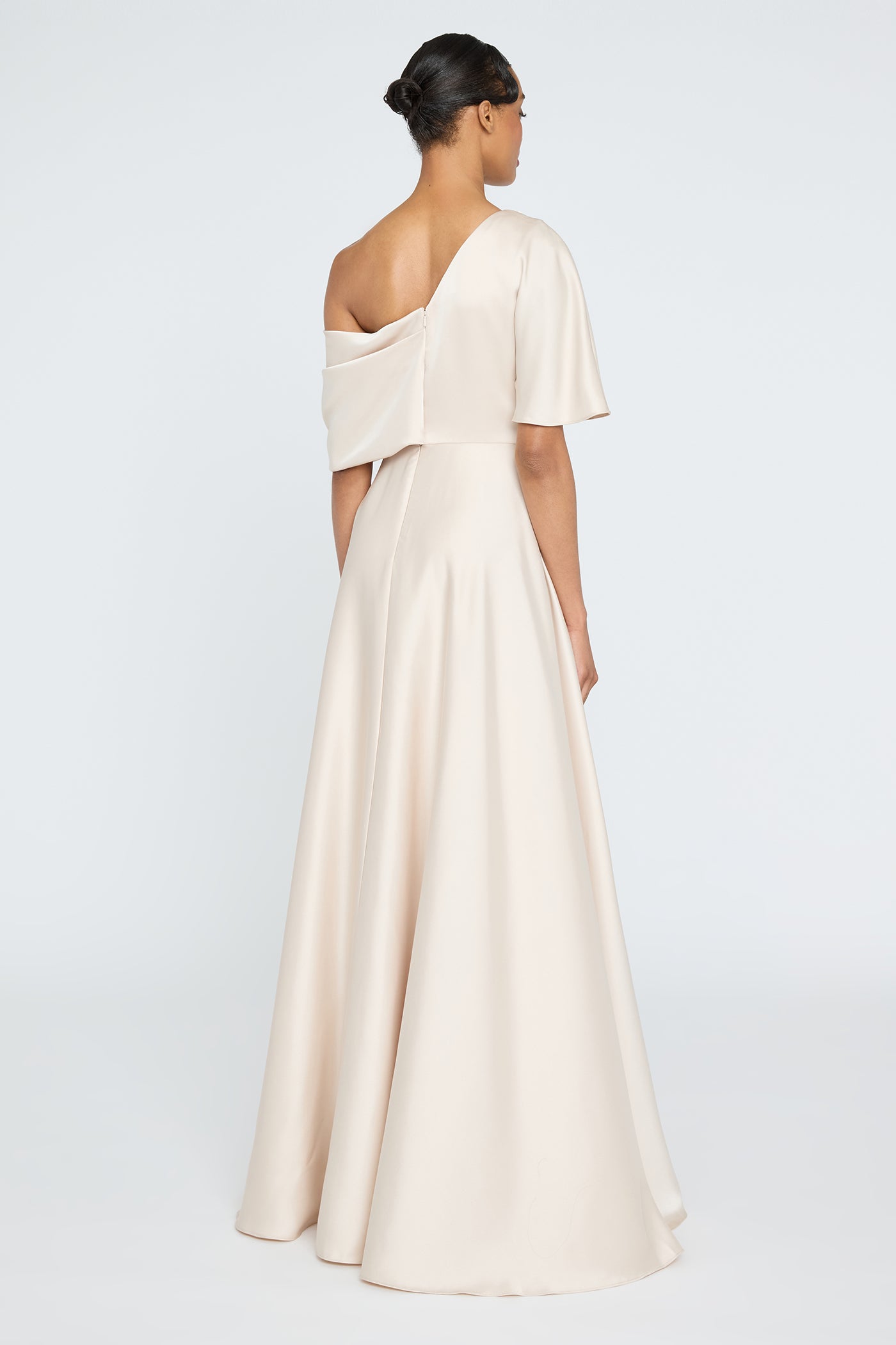 Alessandra Asymmetrical Gown 0 / Sand Alessandra Asymmetrical Gown 0 / Sand