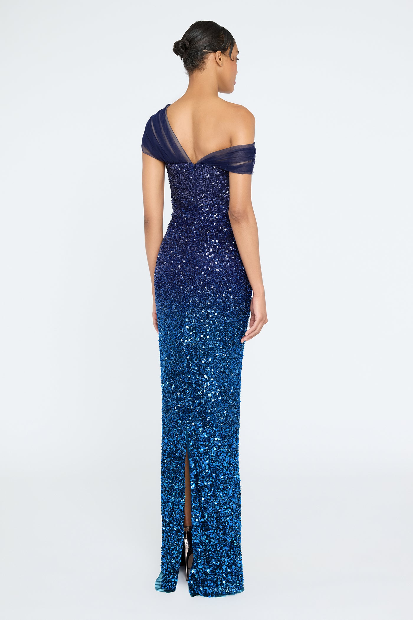 Dina Beaded Column Gown – THEIA