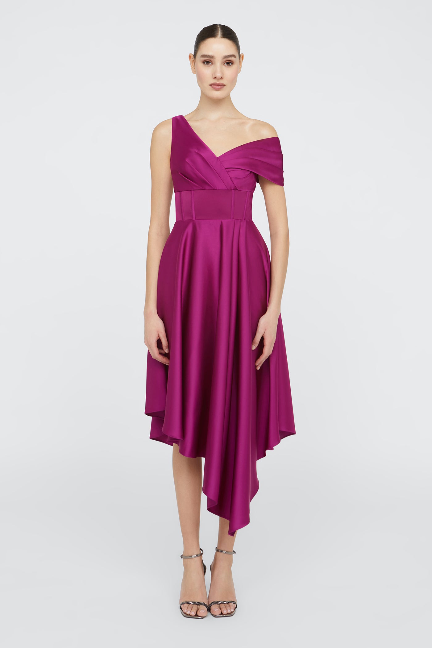 Mirielle Cocktail Dress 8 / Sangria Mirielle Cocktail Dress 8 / Sangria