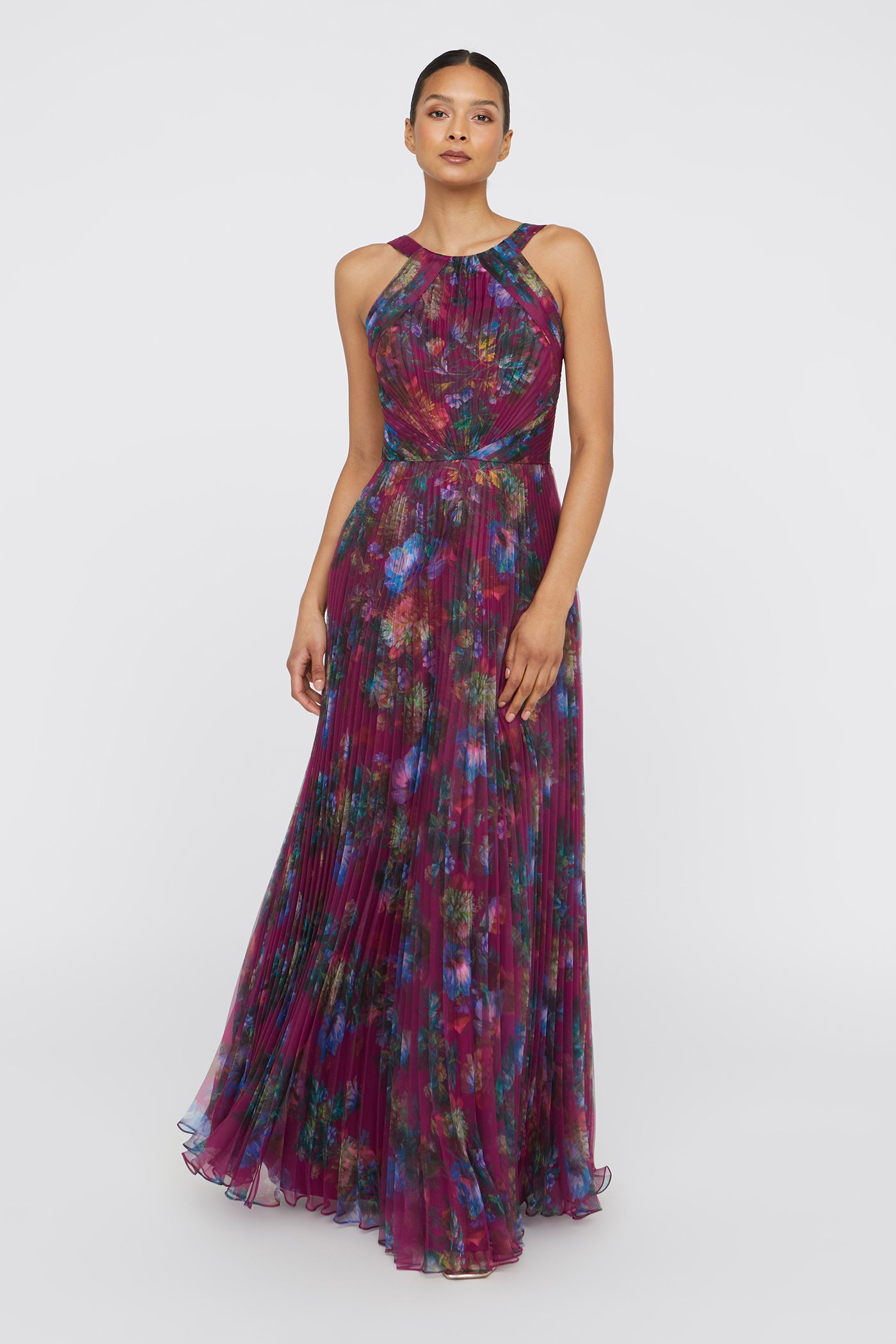 Naveen Pleated Gown