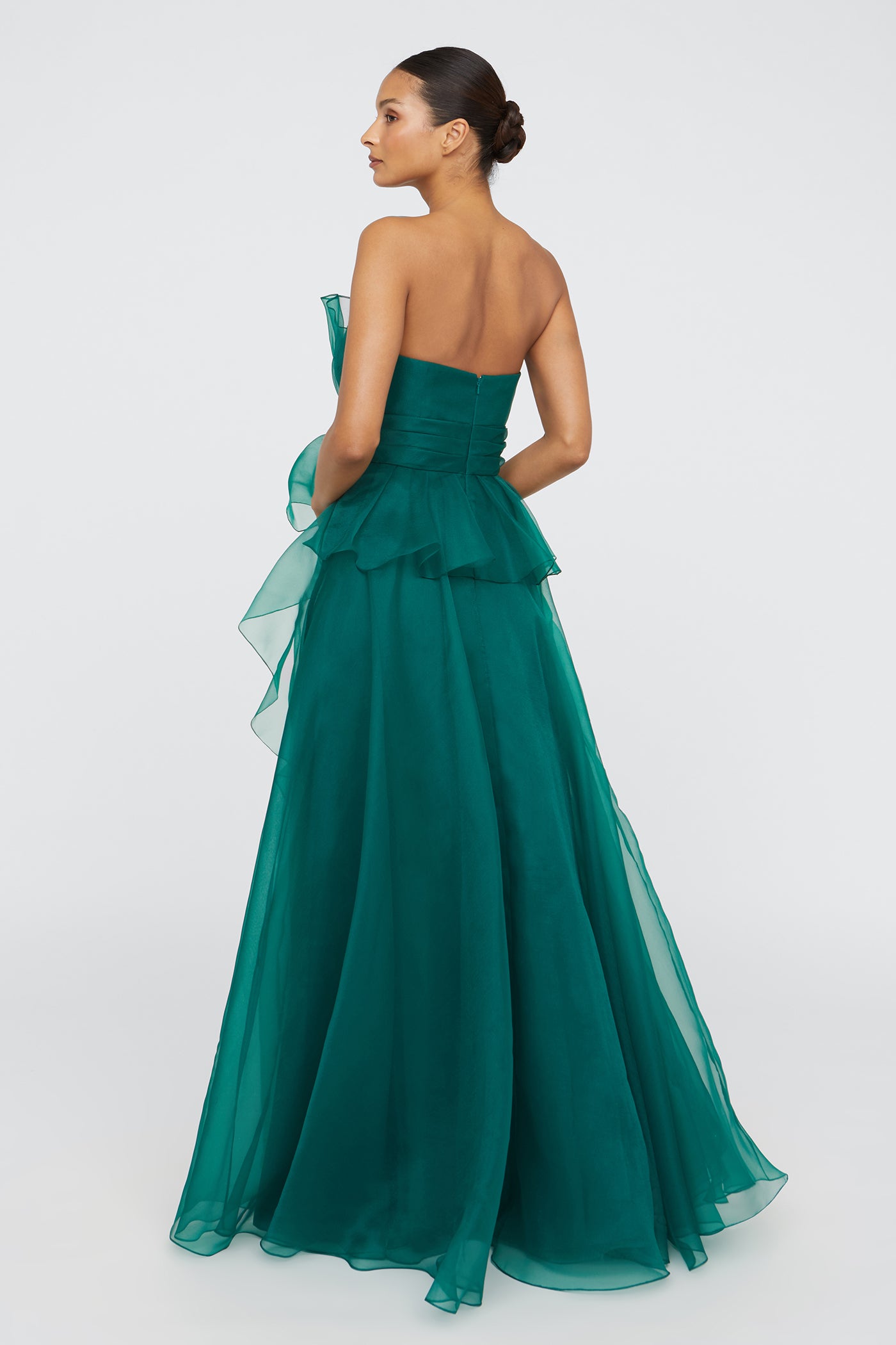 Georgia Fan Bodice Gown THEIA Georgia Fan Bodice Gown THEIA