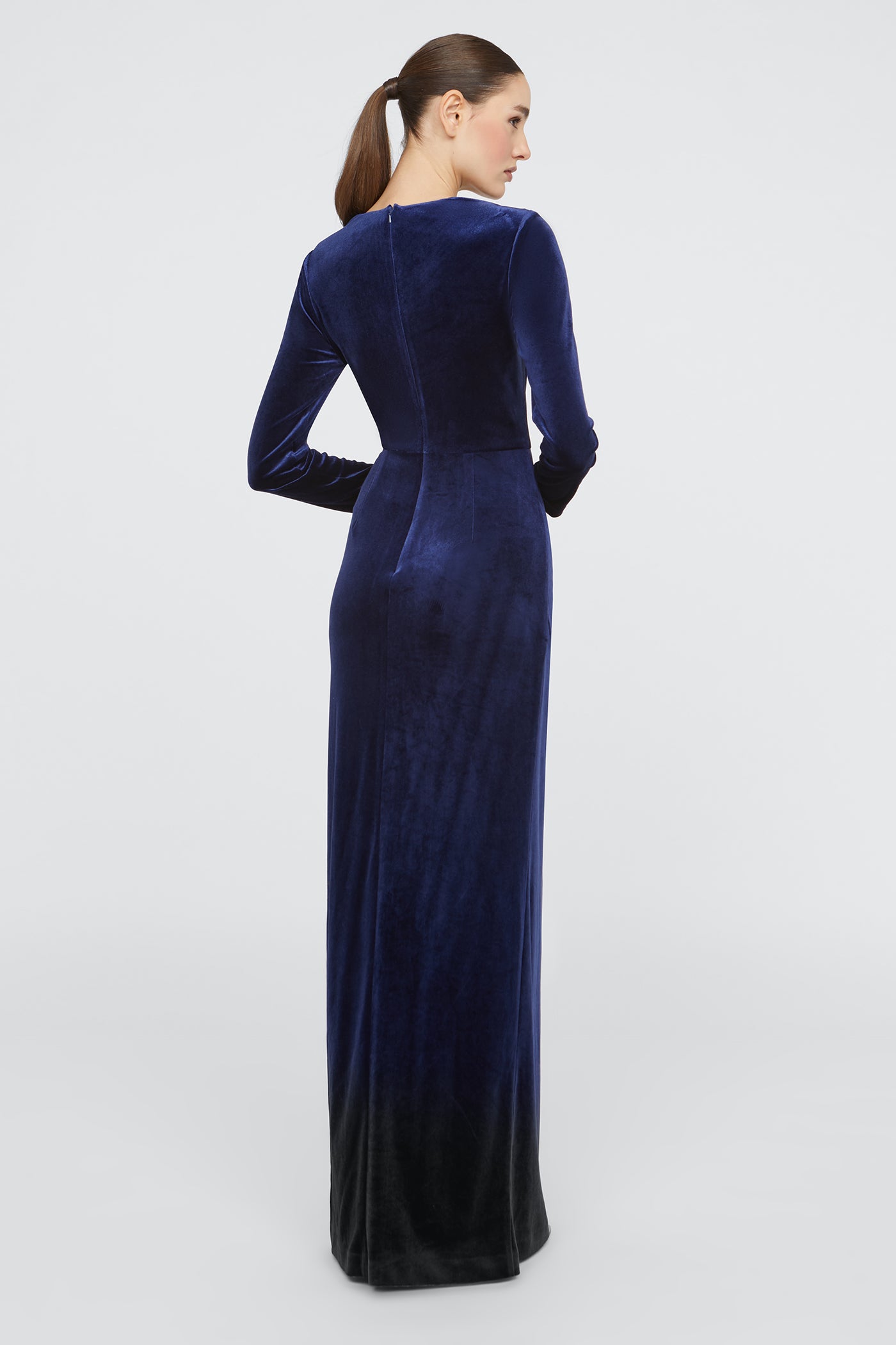 Emerson Long Sleeve Gown THEIA Emerson Long Sleeve Gown THEIA